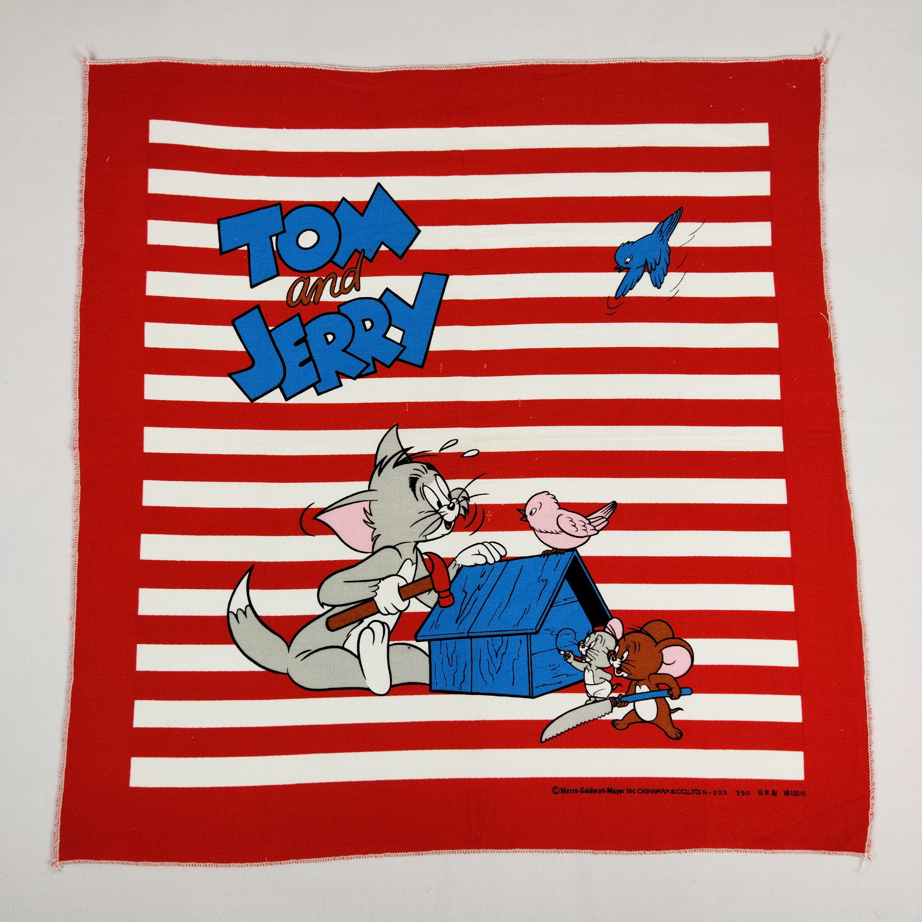 Anime × Disney Disney Tom and Jerry Handkerchief / Neckerchief / Bandana Size ONE SIZE - 3 Thumbnail