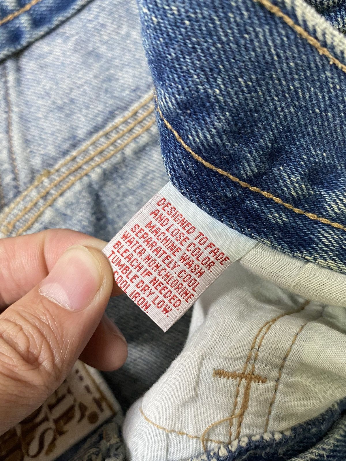 If Six Was Nine × Japanese Brand × Le Grande Bleu (L.G.B.) short pant baggy marithe francois girbaud jeans Size US 30 / EU 46 - 5 Thumbnail