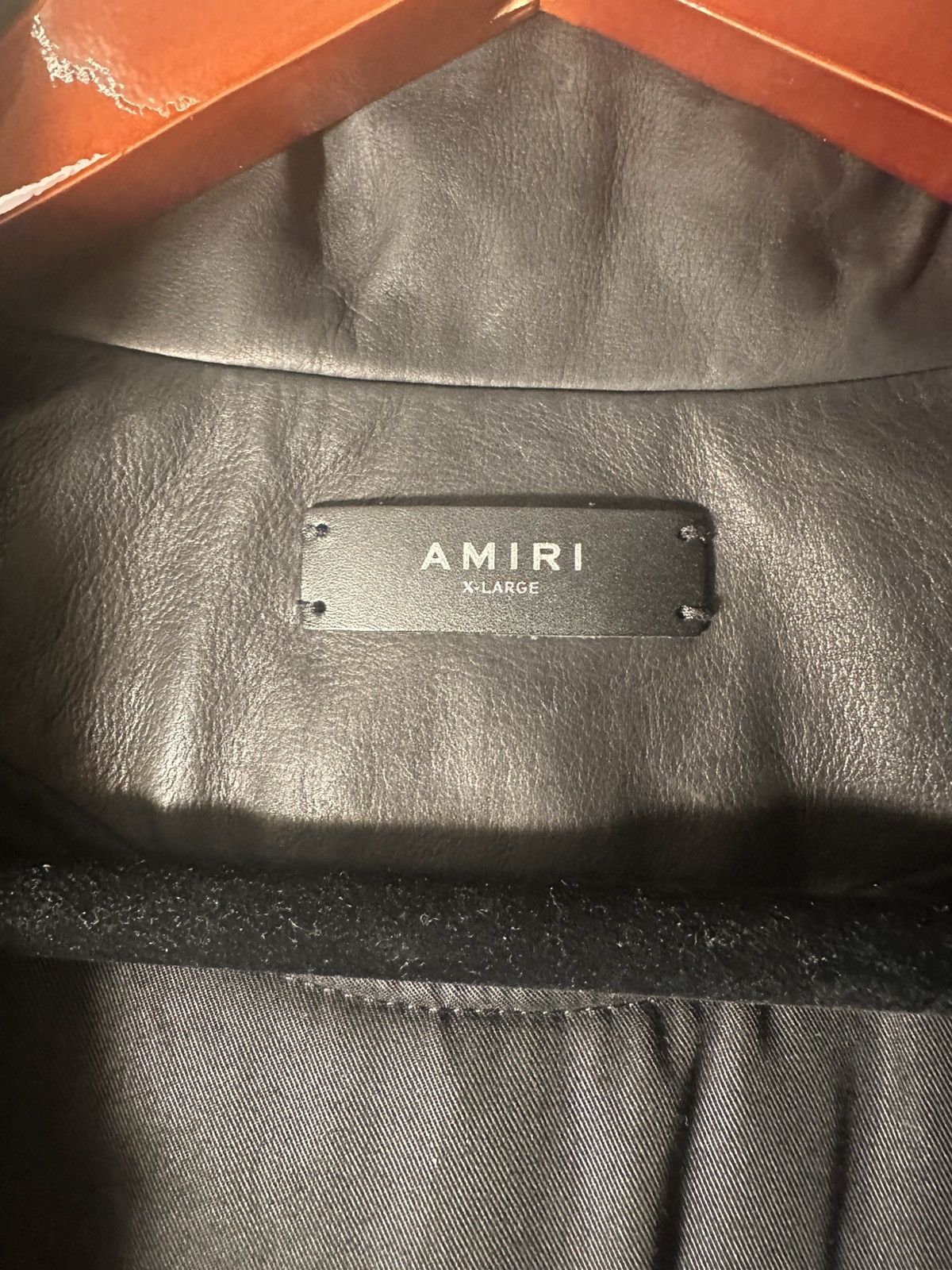Amiri Amiri VINTAGE USA American Flag Leather Jacket Size US XL / EU 56 / 4 - 8 Thumbnail