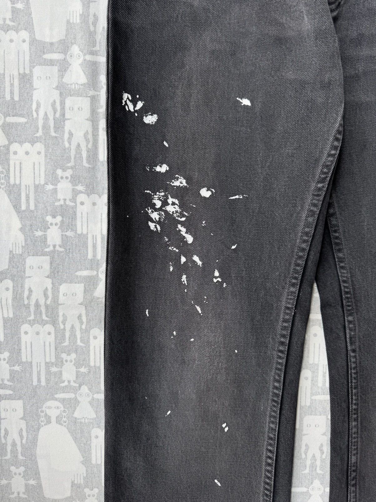 Helmut Lang Helmut Lang AW00 Painter Charcoal Classic Cut Denim Jeans Size US 30 / EU 46 - 2 Thumbnail