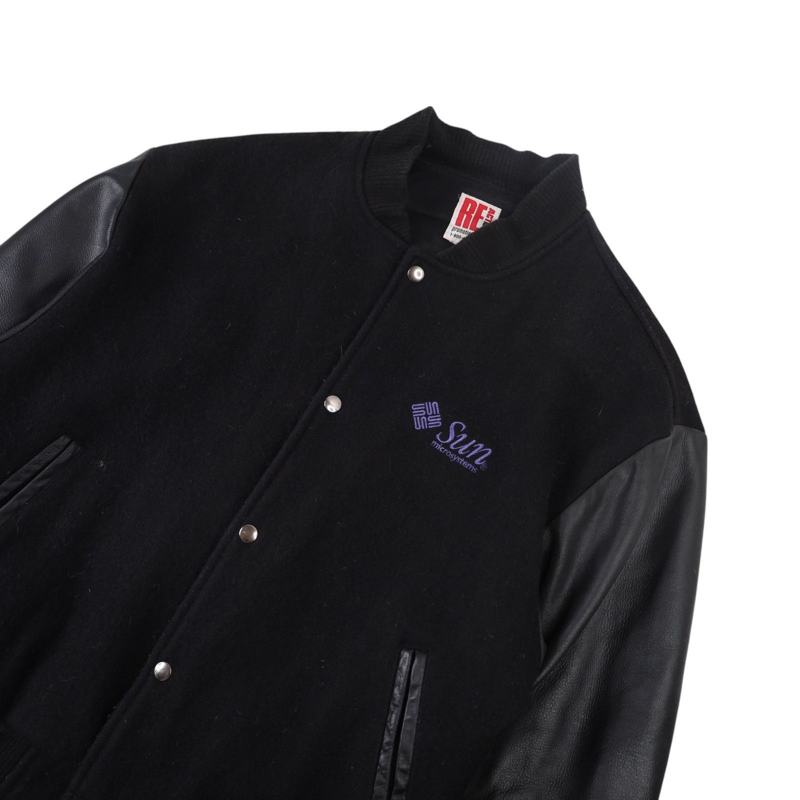 Vintage Vintage Sun Mircosystems Java Embroidered Letterman Jacket Size US M / EU 48-50 / 2 - 2 Thumbnail