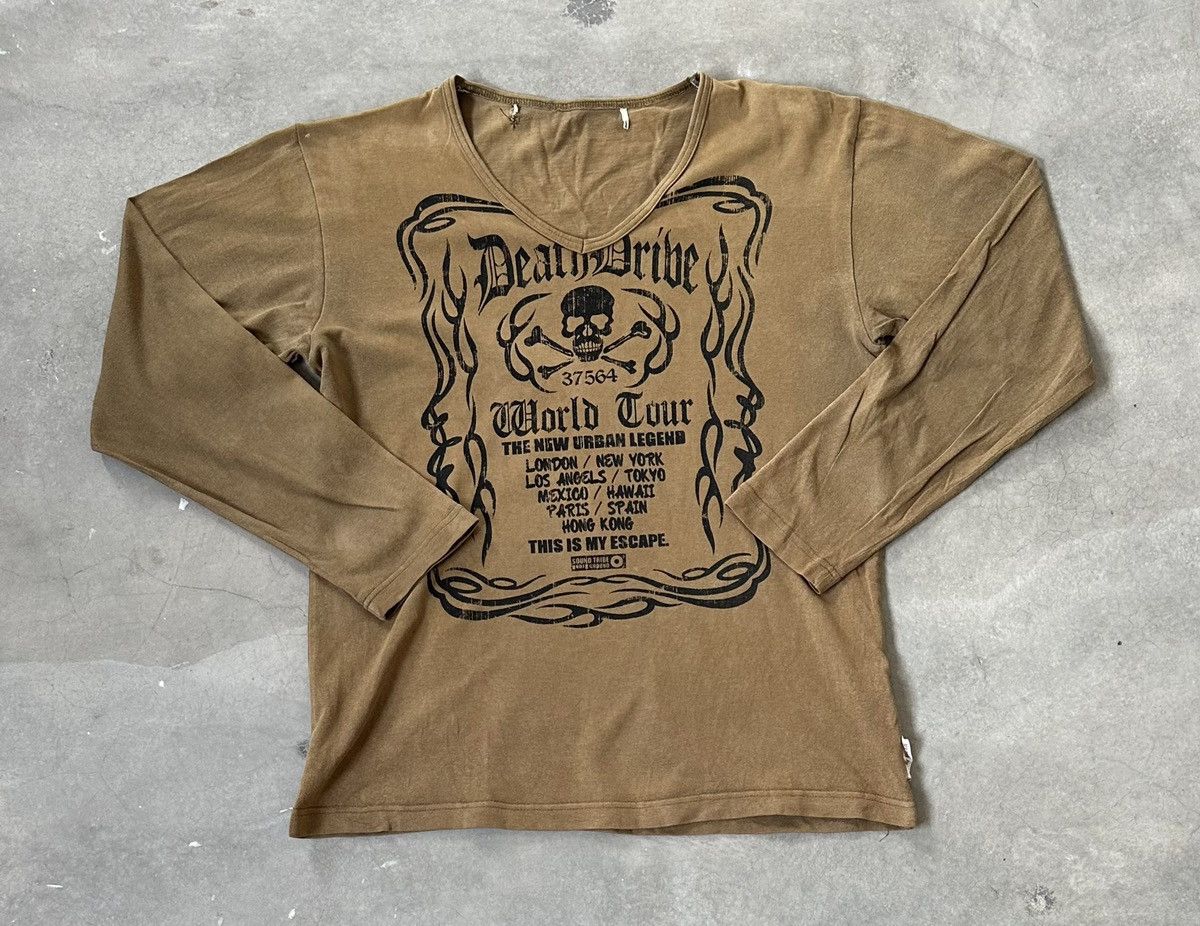 Japanese Brand FUNKY FRESH DEATH TRIBE SKULL JAPANESE TEE Size US M / EU 48-50 / 2 - 1 Thumbnail