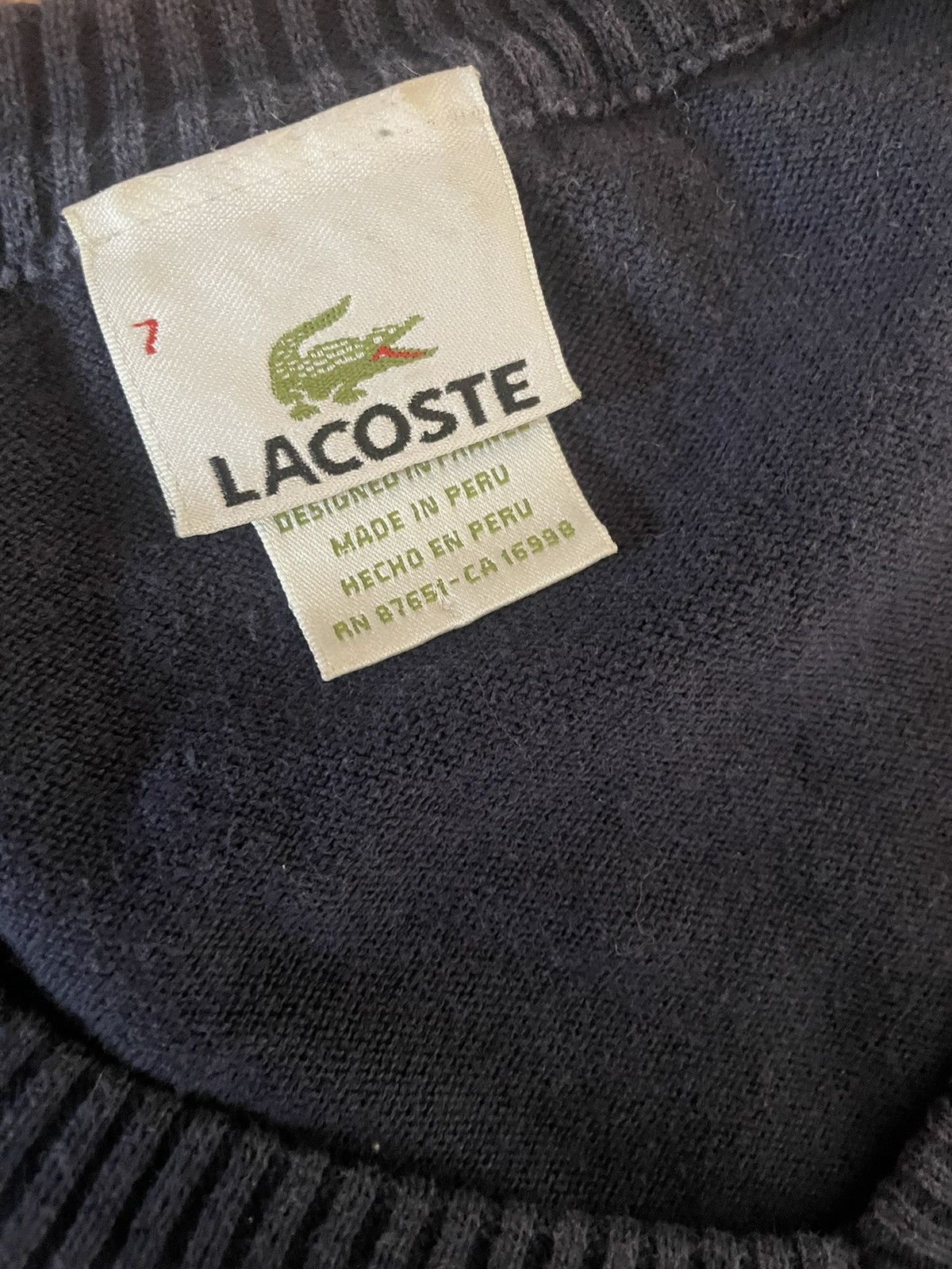 Lacoste Vintage Lacoste Sweater Size US L / EU 52-54 / 3 - 2 Thumbnail