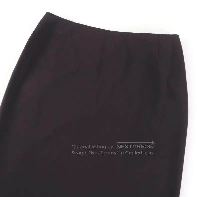 Hermes Hermes Dark brown skirt, Margiela period Size 25" / US 0 / IT 36 - 3 Thumbnail