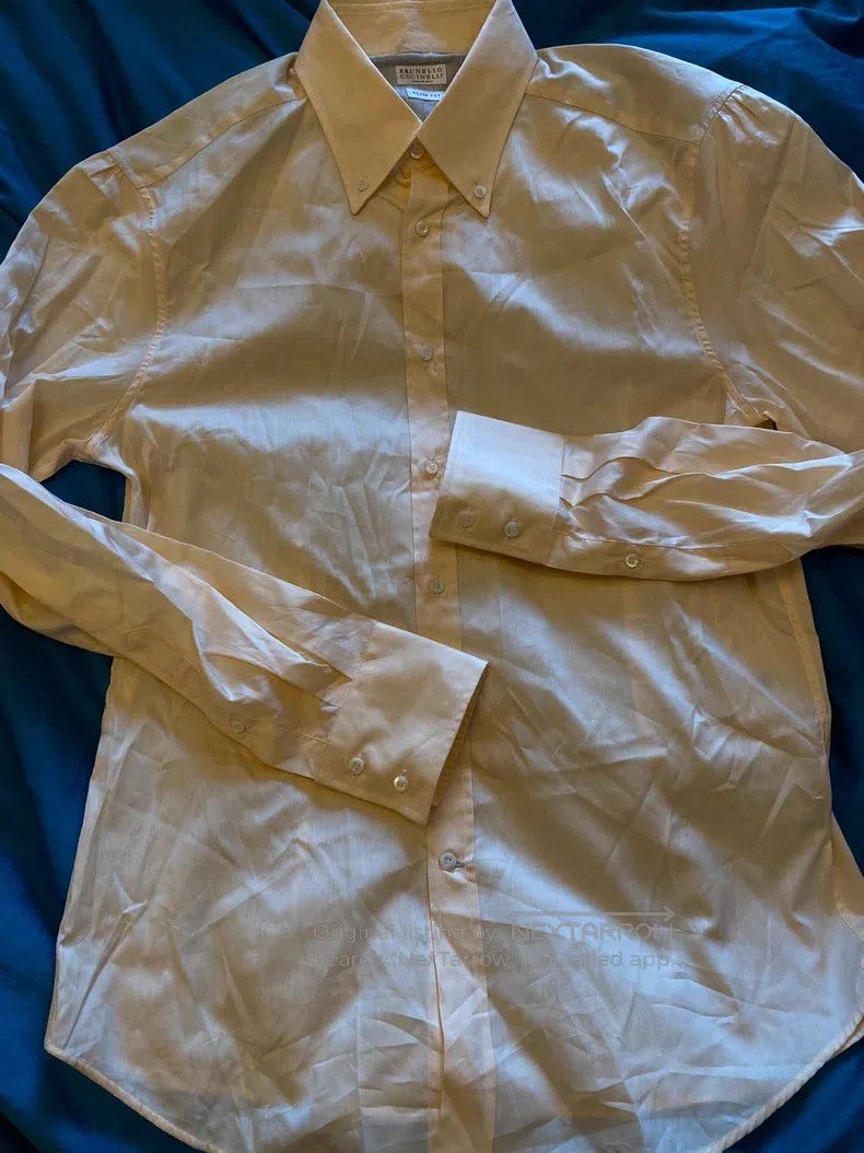 Brunello Cucinelli Brunello Cucinelli Shirt, Italian style, fabric smooth Size US M / EU 48-50 / 2 - 4 Thumbnail