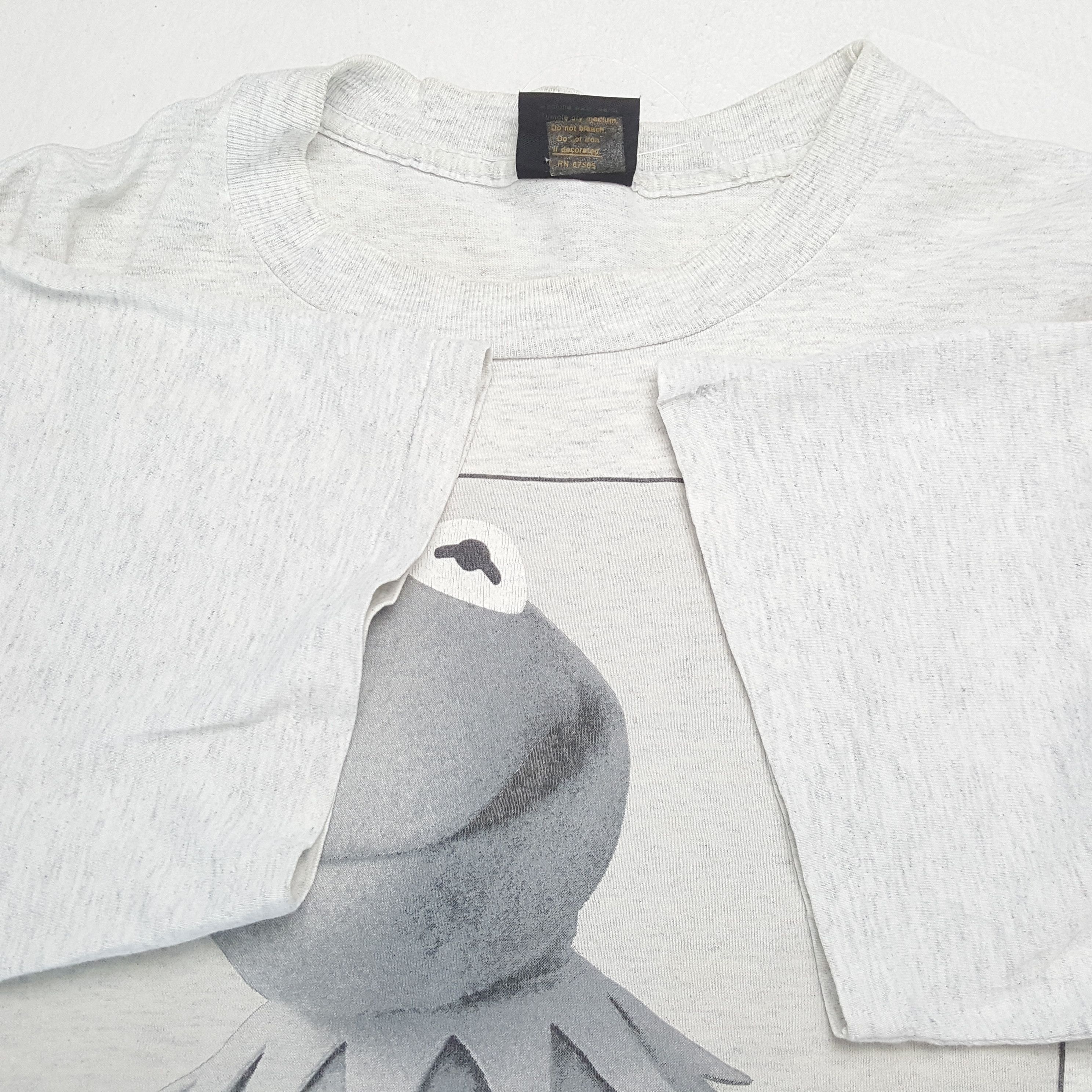 Vintage Vintage KERMIT CLEIN Parody CK Brand Rare T-Shirt Size US L / EU 52-54 / 3 - 6 Thumbnail