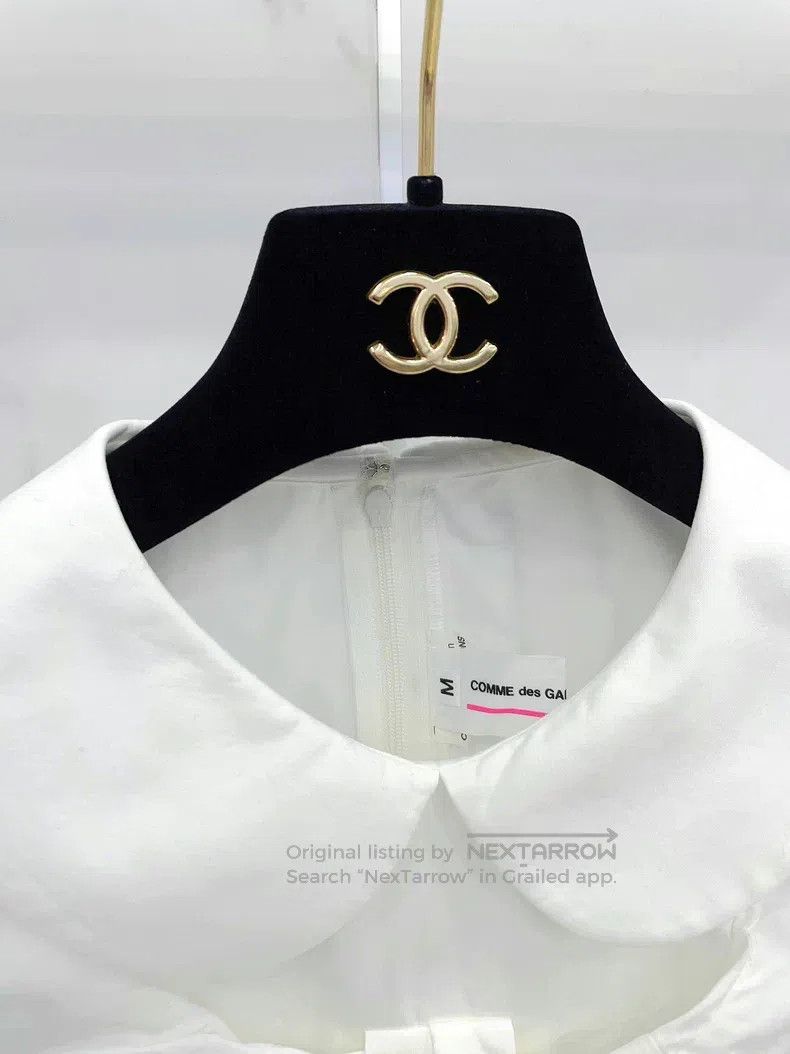 Comme des Garcons Comme Des Garcons White Peter Pan Collar Shirt Size M / US 6-8 / IT 42-44 - 3 Thumbnail