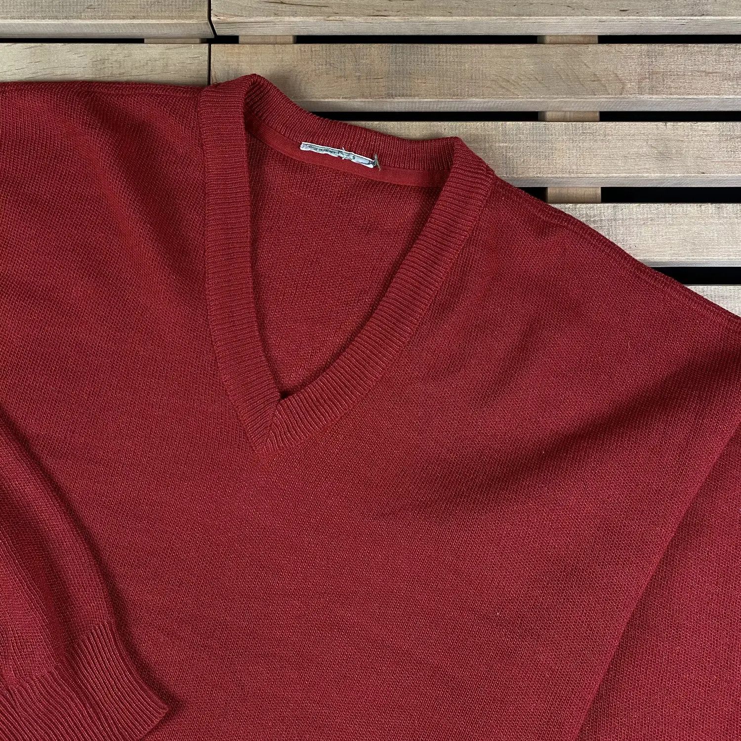 Lacoste × Vintage Sweater V Neck Chemise Lacoste Size XL Size US XL / EU 56 / 4 - 2 Thumbnail