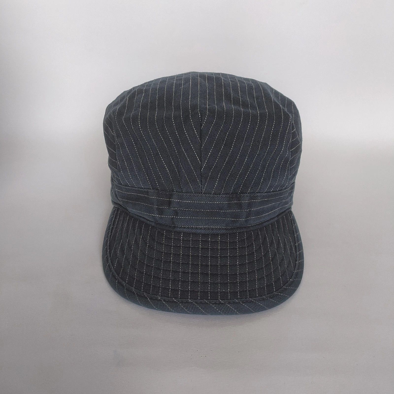 RRL Ralph Lauren DOUBLE RL Striped Jaspé Twill Cap T/3030 Size ONE SIZE - 2 Thumbnail