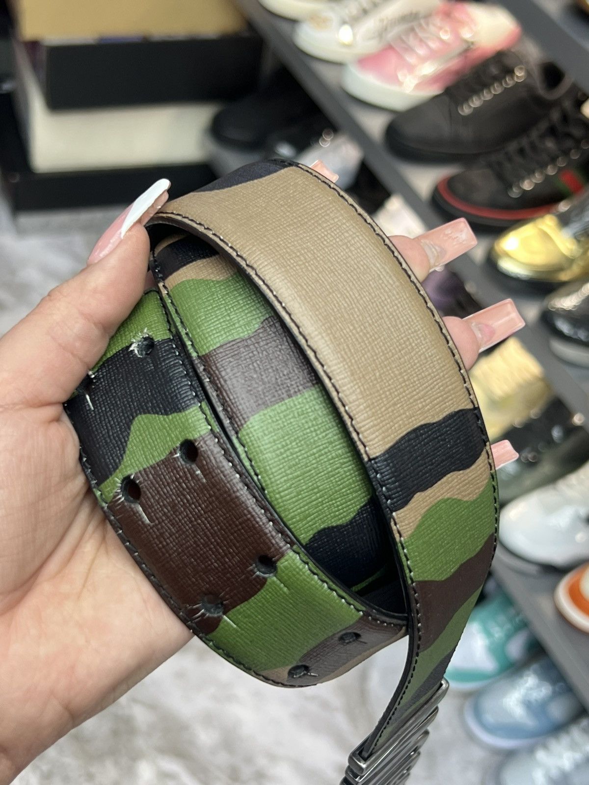 Moschino Moschino Camo Belt Size 30 - 4 Thumbnail