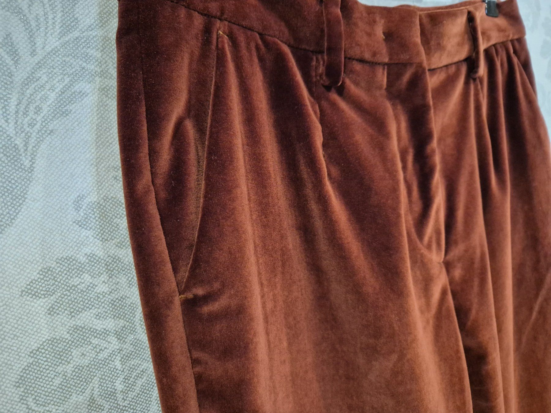 Etro ETRO med brown Velvet Dress Pants Size 28" / US 6 / IT 42 - 3 Thumbnail