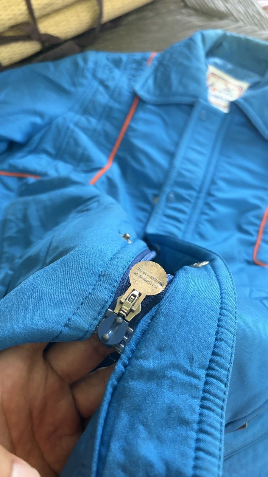 Moncler Moncler vintage ski wear Blue Jacket with Zip & Buttons Size L / US 10 / IT 46 - 5 Thumbnail