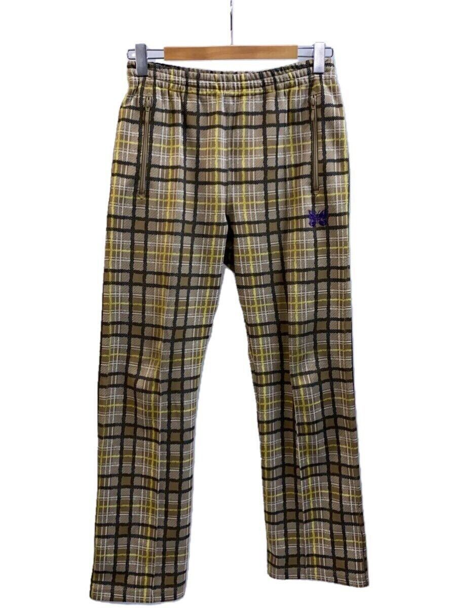 Needles Needles Polyester Track Pants Yellow Check Size US 30 / EU 46 - 1 Thumbnail