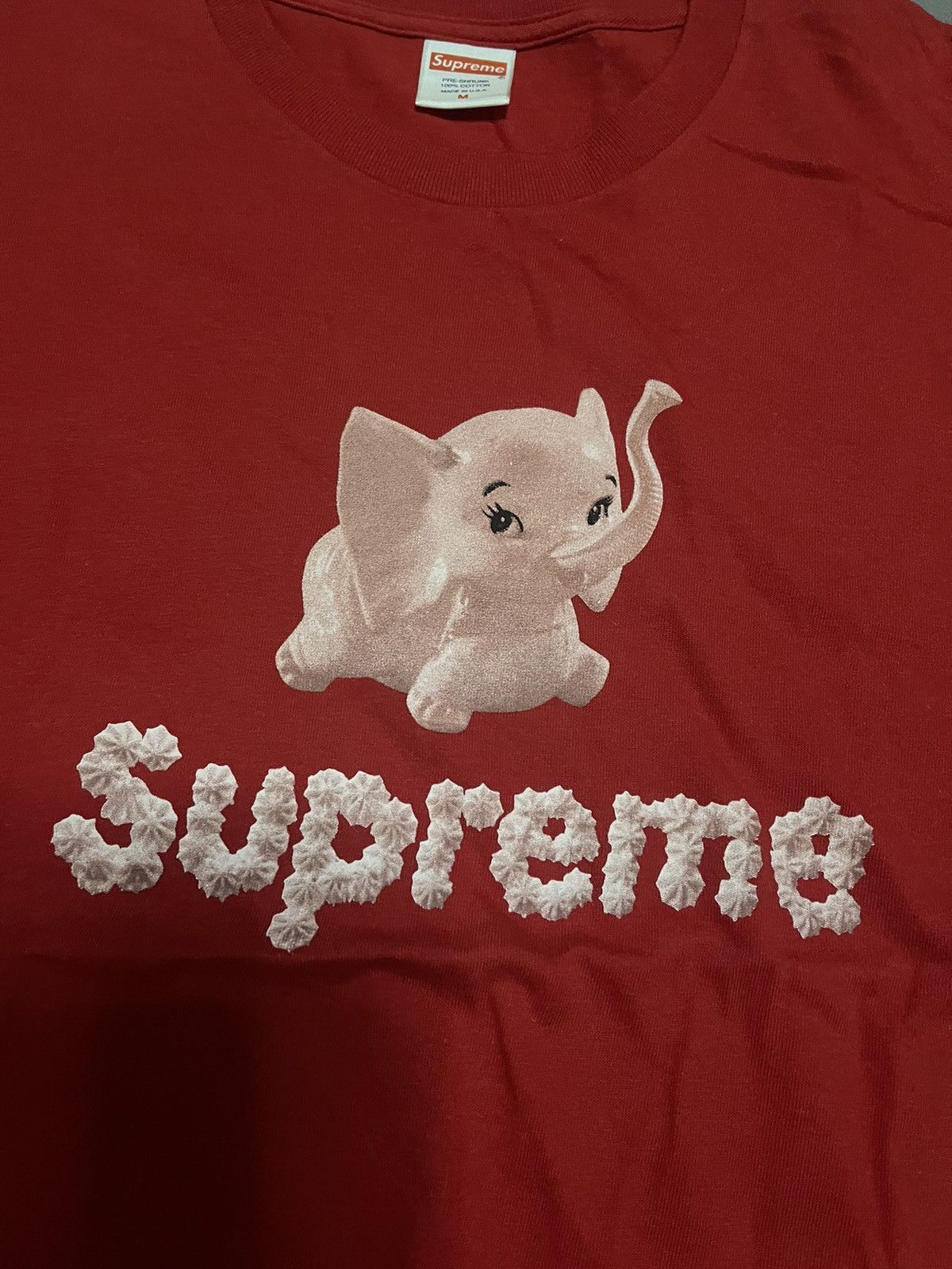 Supreme Supreme elephant tee red medium Size US M / EU 48-50 / 2 - 3 Thumbnail