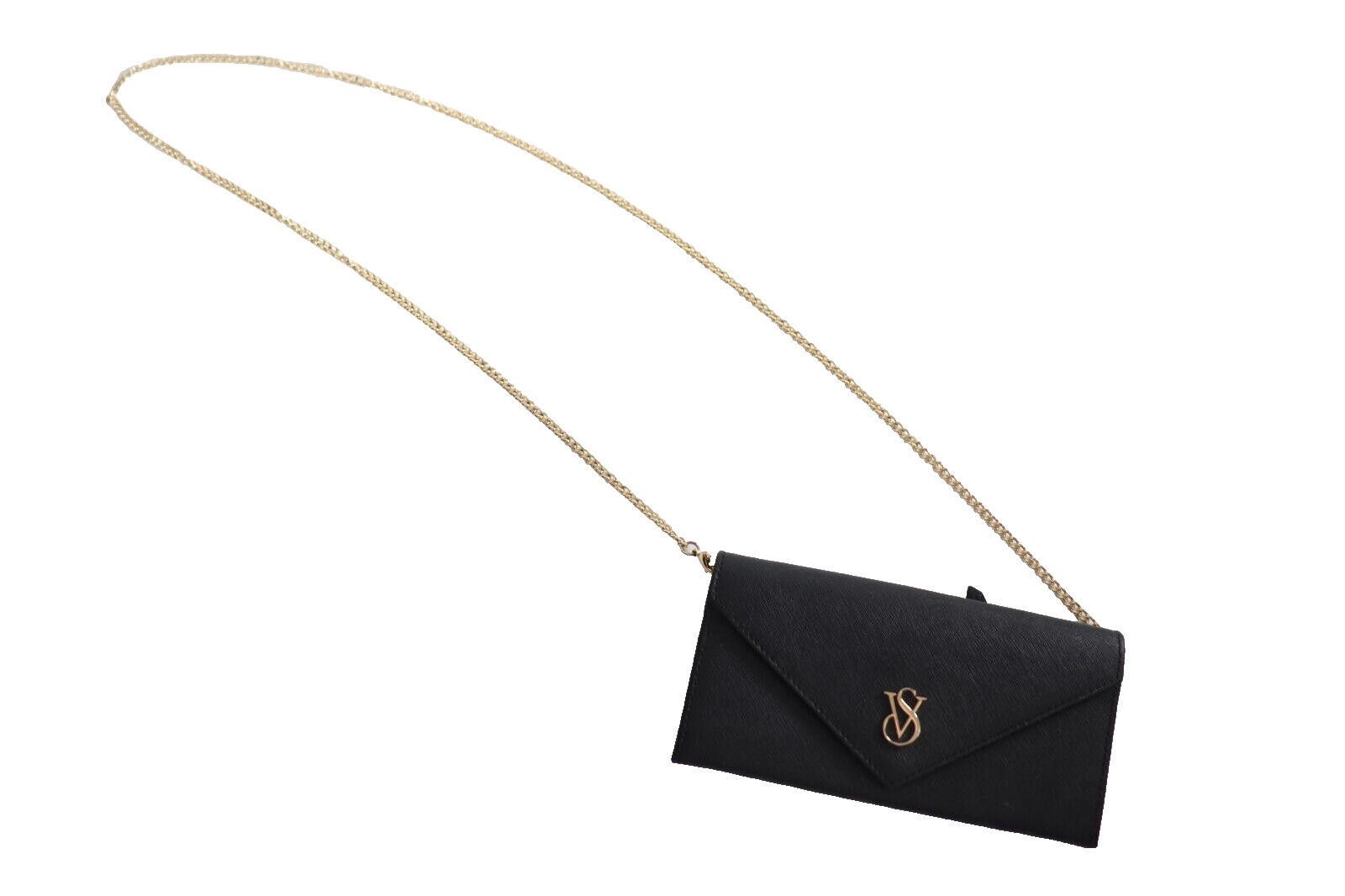 Designer Victoria's Secret Black Crossbody Bag Wallet Removable Chain Size ONE SIZE - 3 Thumbnail