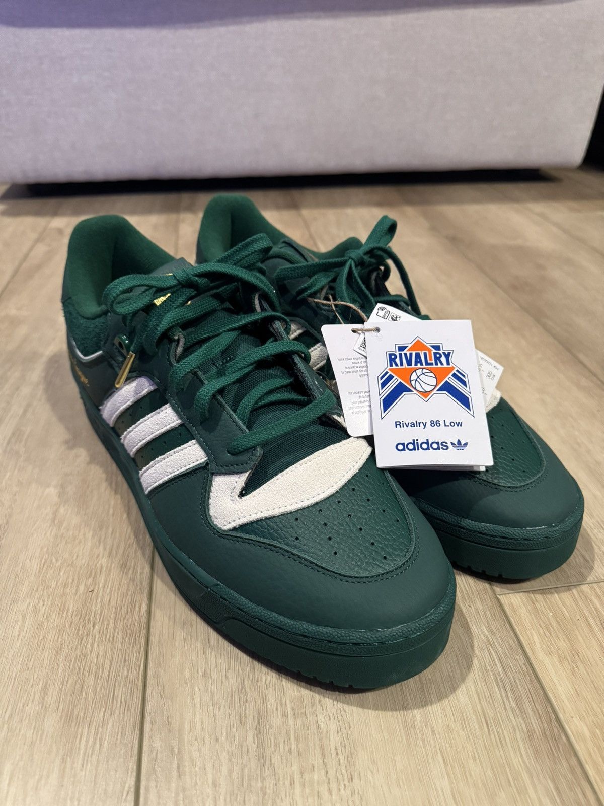 Adidas Adidas Rivalry 86 Low x Drew League Men’s Size 14 Size US 14 / EU 47 - 1 Thumbnail