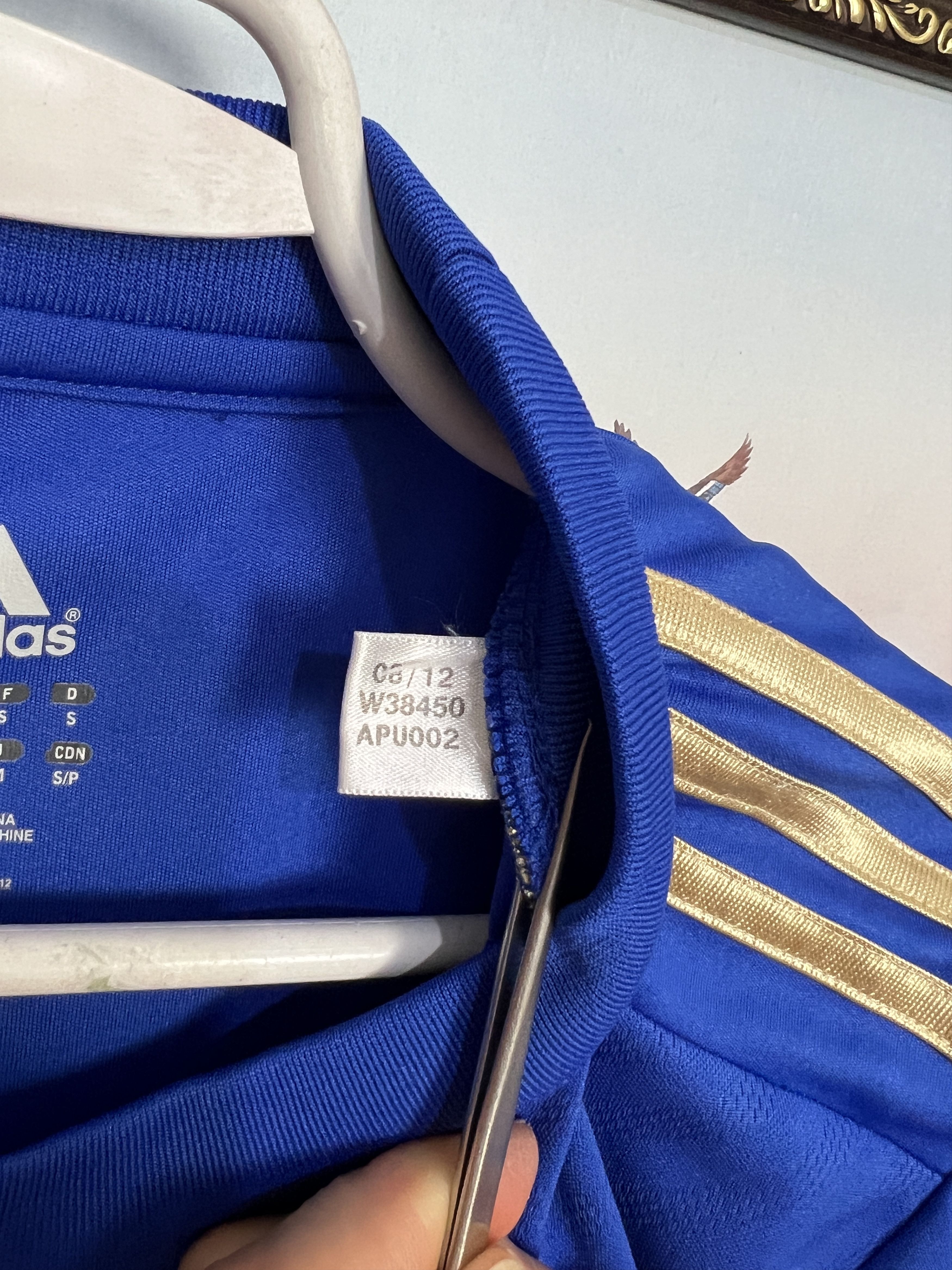 Adidas Chelsea Home football shirt 2012 Soccer Long Sleeve Jersey Size US S / EU 44-46 / 1 - 6 Thumbnail