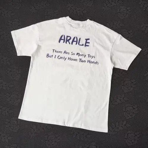 Japanese Brand Classic Cartoon ARALE Graphic Printed Vintage T Shirt Size US L / EU 52-54 / 3 - 2 Thumbnail