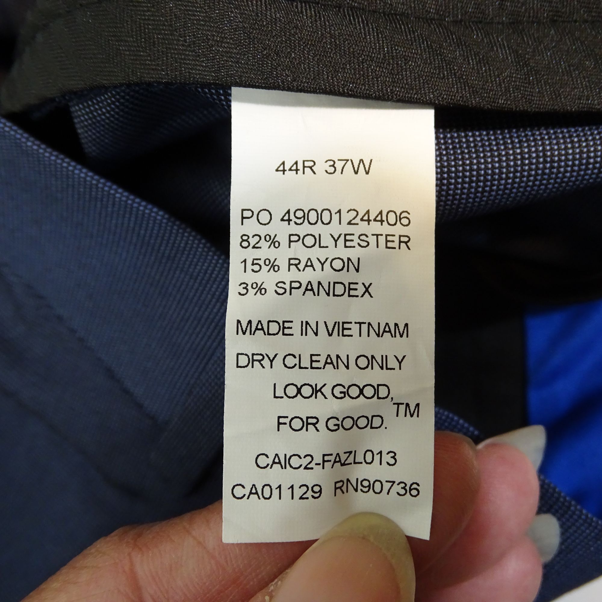 Kenneth Cole Kenneth Cole Reaction Slim Fit Suit Dress Pants Men Size 37 Size US 37 - 8 Thumbnail