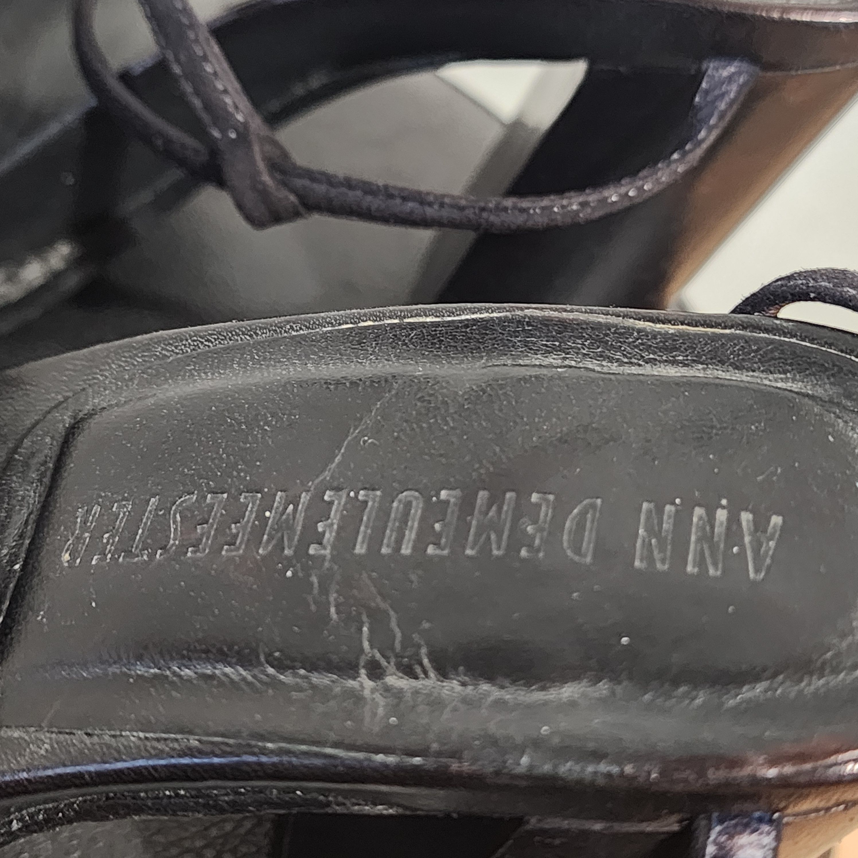 Ann Demeulemeester Heeled leather sandals Size US 6 / IT 36 - 6 Thumbnail