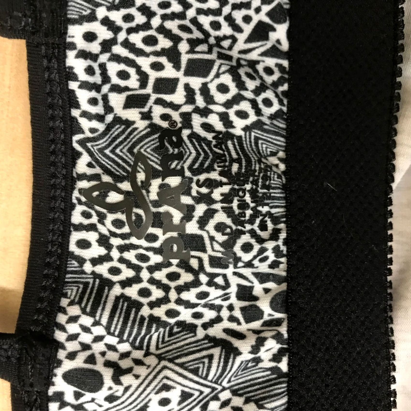 Prana prAna Mandala Print Athletic Dress Black Grey XS Built-in Bra Strappy Back Size XS / US 0-2 / IT 36-38 - 7 Thumbnail