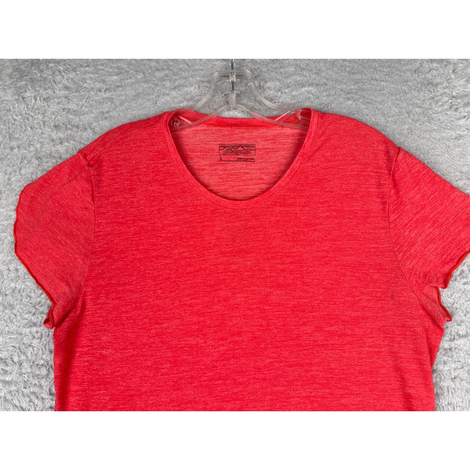 Patagonia Patagonia Shirt Women Large Pink Short Sleeve Crew Neck Nylon Blend Glorya Tee Size L / US 10 / IT 46 - 4 Thumbnail