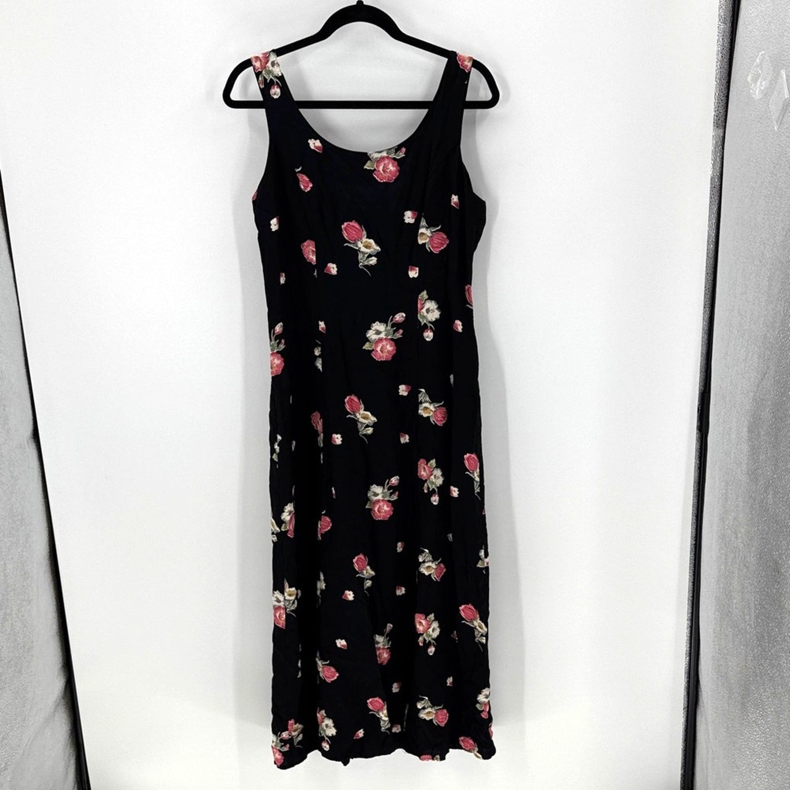 Vintage Vintage E.D.Michaels midi dress size 10 90s grunge Size L / US 10 / IT 46 - 1 Thumbnail
