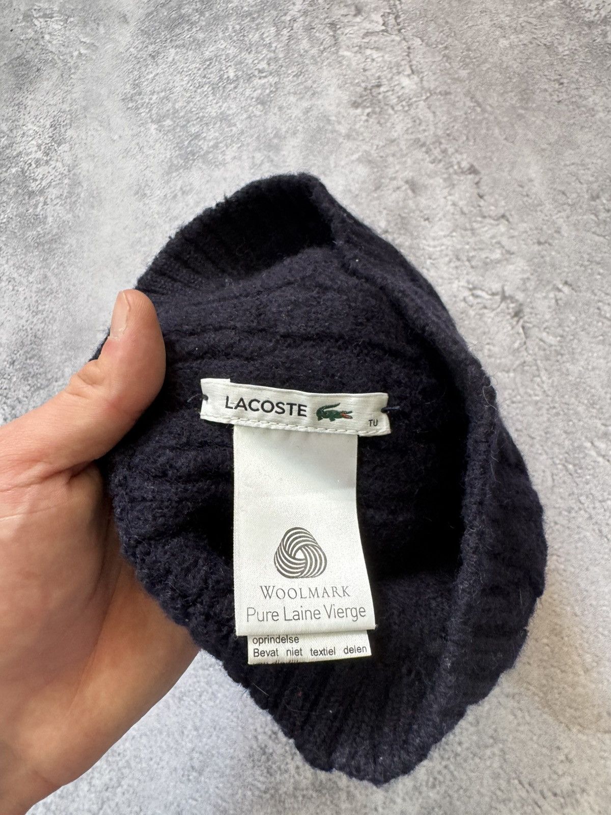 Lacoste Lacoste Logo Wool Hat Size ONE SIZE - 4 Thumbnail