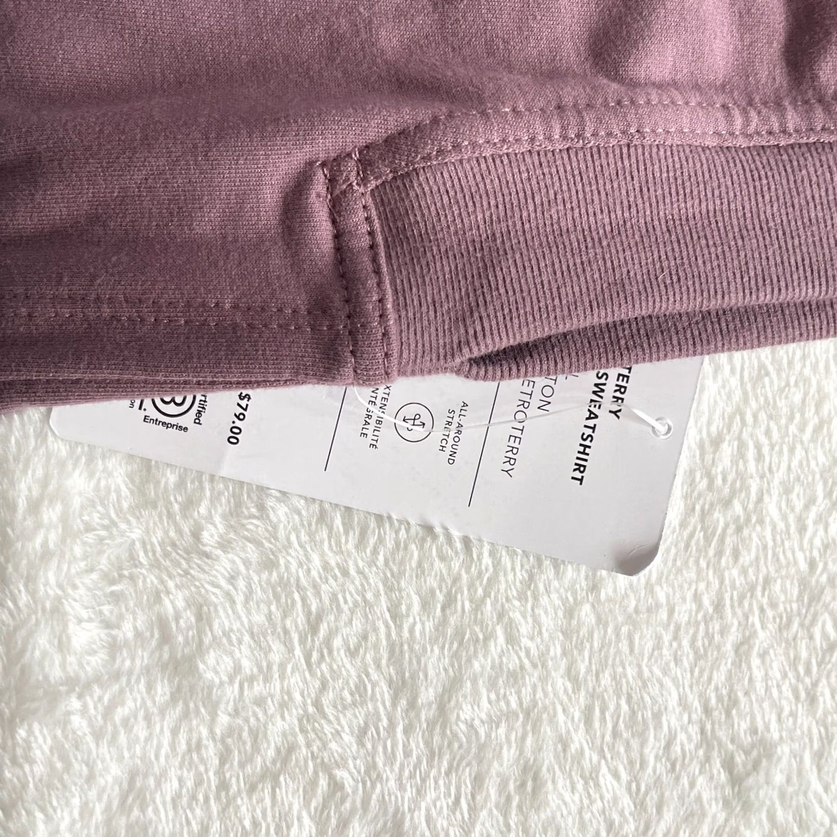 Athleta Athleta V-Neck Sweatshirt Tee Damask Mauve Pullover Medium Womens Athletic Shirt Sleeveless Cap Sleeve Size M / US 6-8 / IT 42-44 - 5 Thumbnail