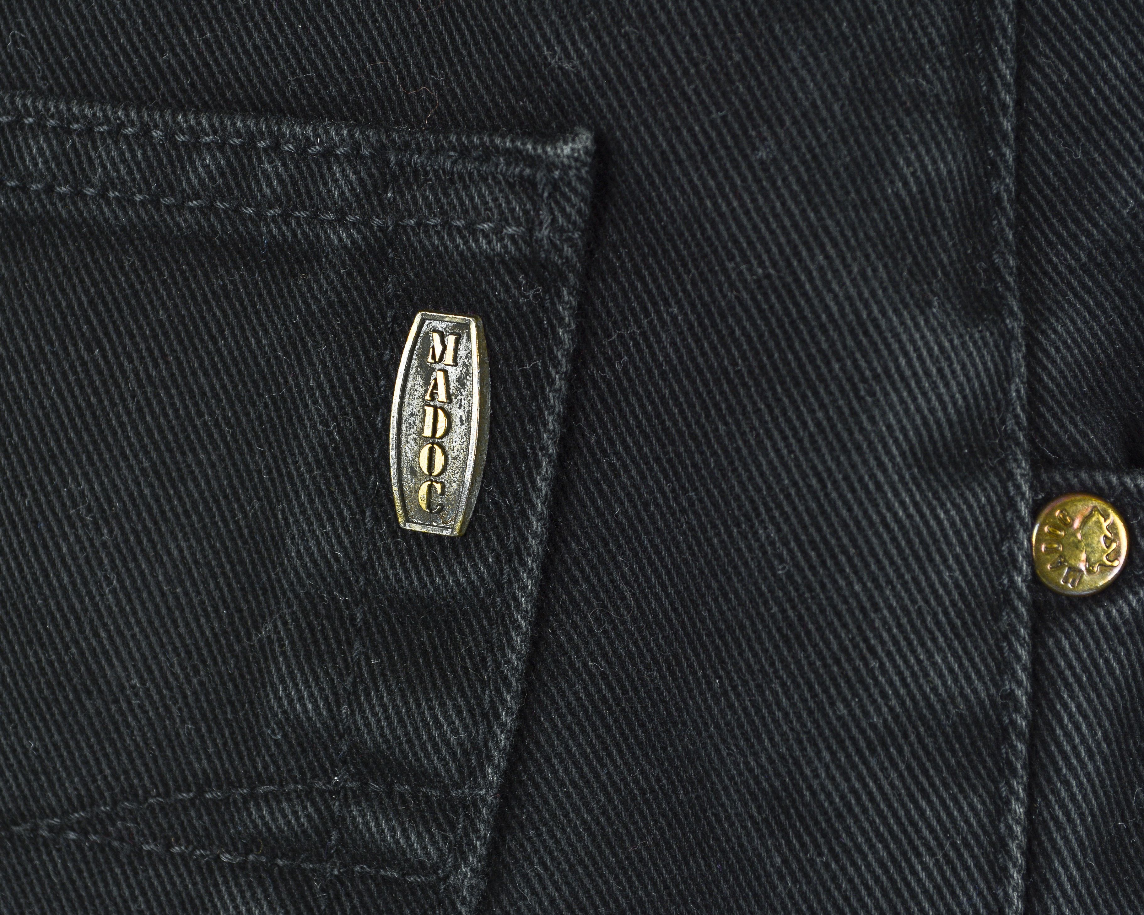 Vintage MADOC JEANS W36 L32 Regular Tapered Jeans Denim Trousers Size 36" / US 14 / IT 50 - 6 Thumbnail