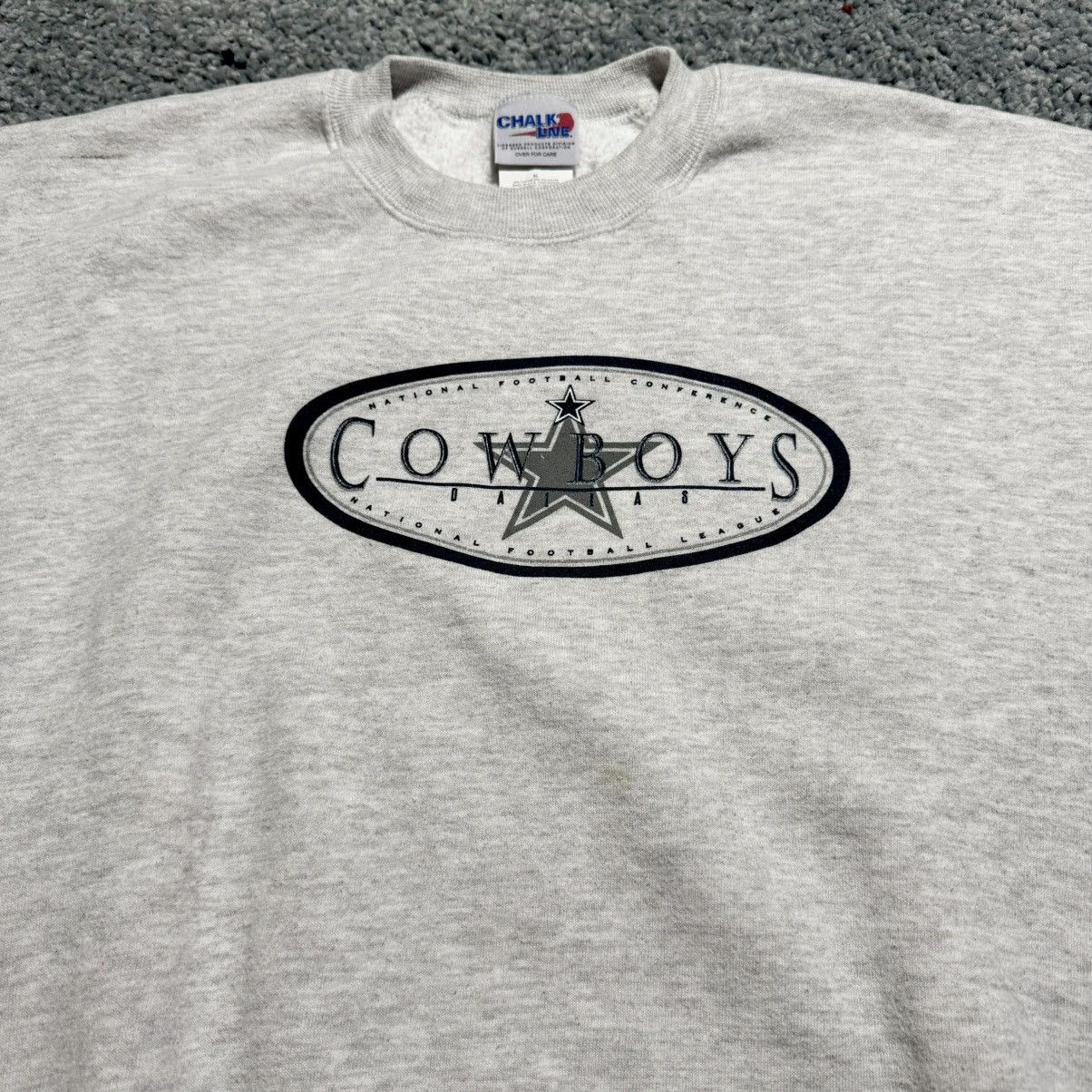 Chalk Line Vintage Dallas Cowboys Crewneck Sweatshirt Size US XL / EU 56 / 4 - 3 Thumbnail