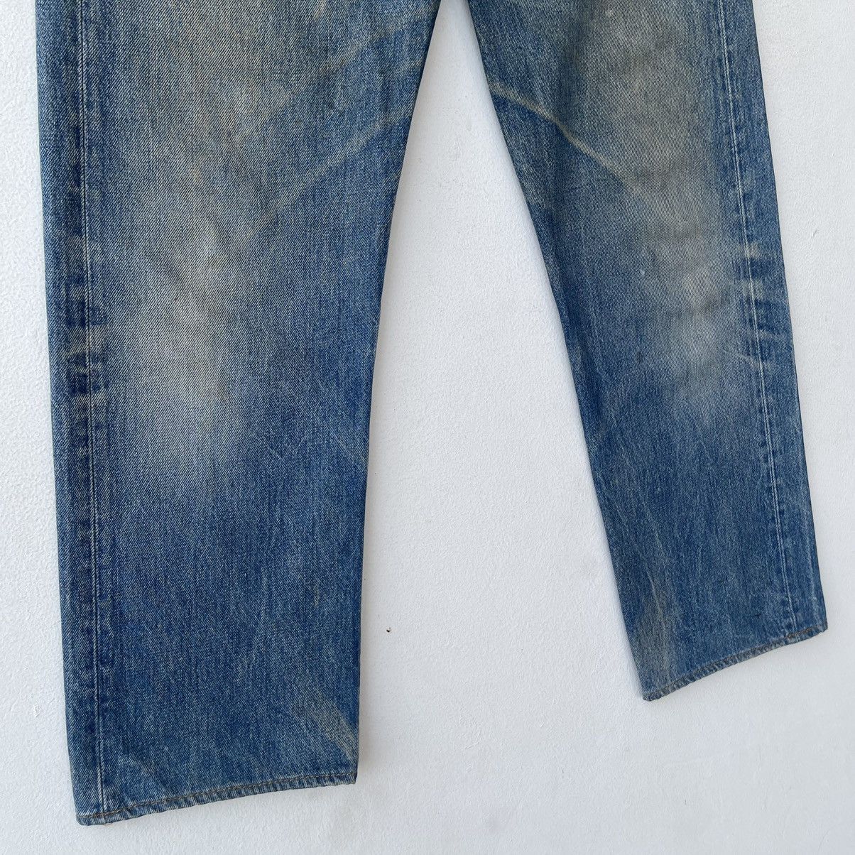 Levi's Vintage 80s Levi's 501 Heavy Vintage Wash Denim Jeans Size US 34 / EU 50 - 5 Thumbnail