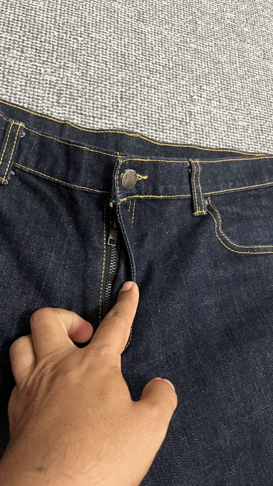 If Six Was Nine Vintage Diabrock Banana Flare jeans size 34 x 31 inches Size US 34 / EU 50 - 7 Thumbnail
