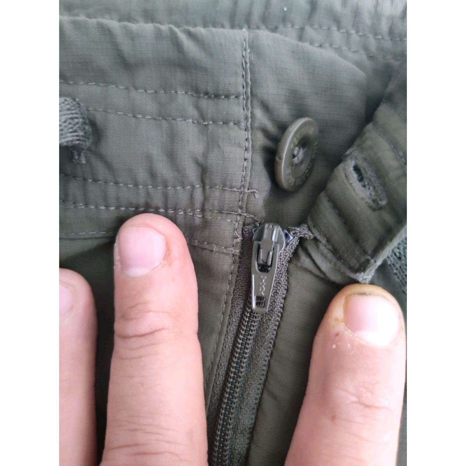 The North Face VINTAGE The North Face Women's Hiking Pants Chino Size 14 Olive Nylon Casual Travel Size 36" / US 14 / IT 50 - 6 Thumbnail