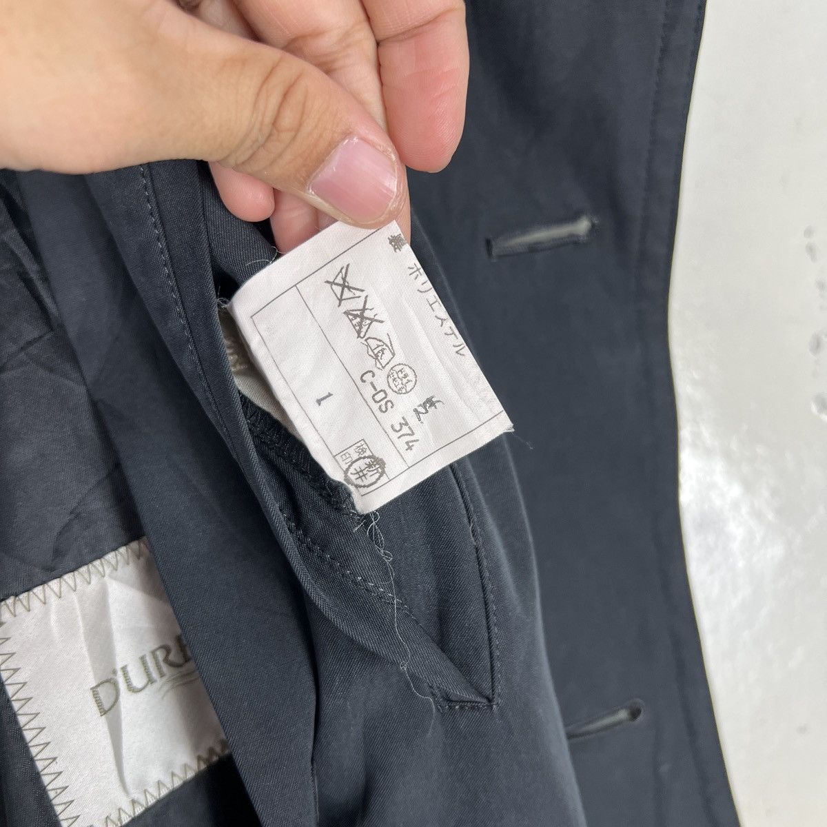 Japanese Brand 🔥 DURBAN YOHJI YAMAMOTO DOUBLE BREAST COATS Size US L / EU 52-54 / 3 - 17 Thumbnail