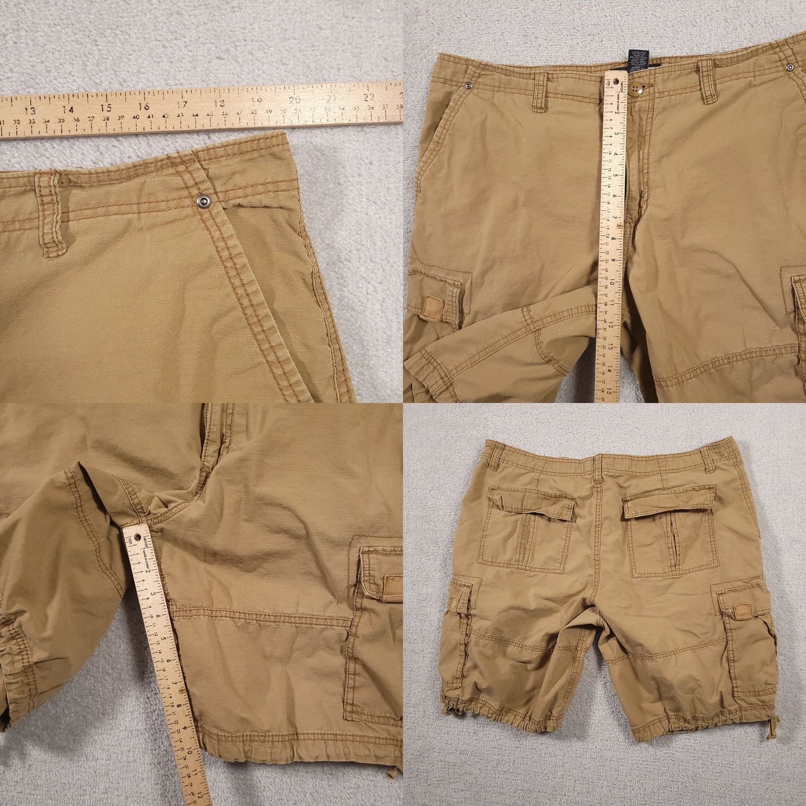Ocean Pacific VINTAGE Ocean Pacific Shorts Mens 38 Brown Ripstop Cargo Khaki Grunge Outdoor Size US 38 / EU 54 - 8 Thumbnail