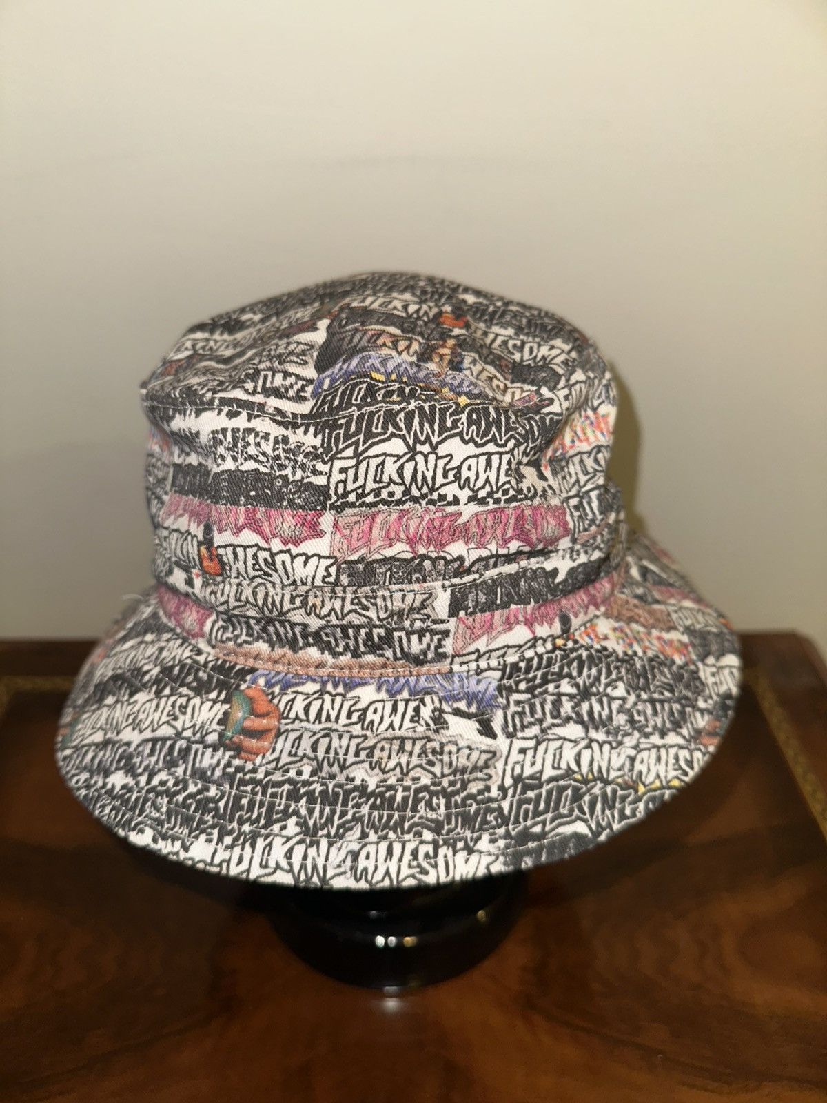 Fucking Awesome Fucking awesome all over logo bucket hat Size ONE SIZE - 1 Thumbnail