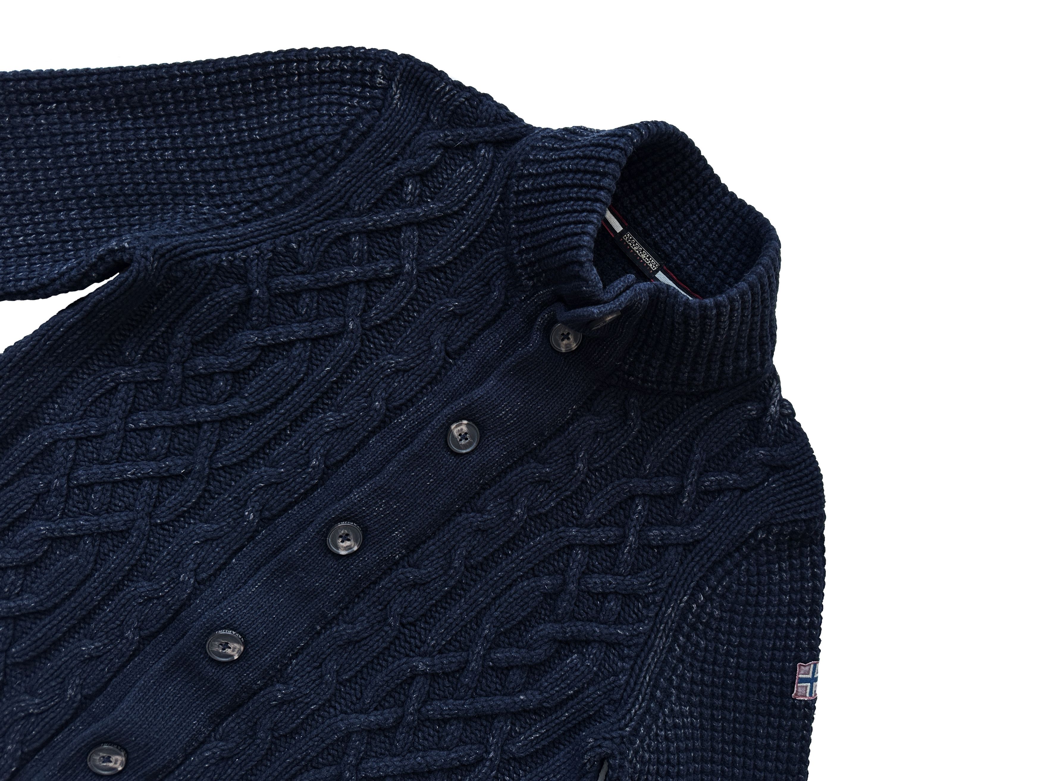 Napapijri Napapirji navy ribbed sweater Size US S / EU 44-46 / 1 - 2 Thumbnail