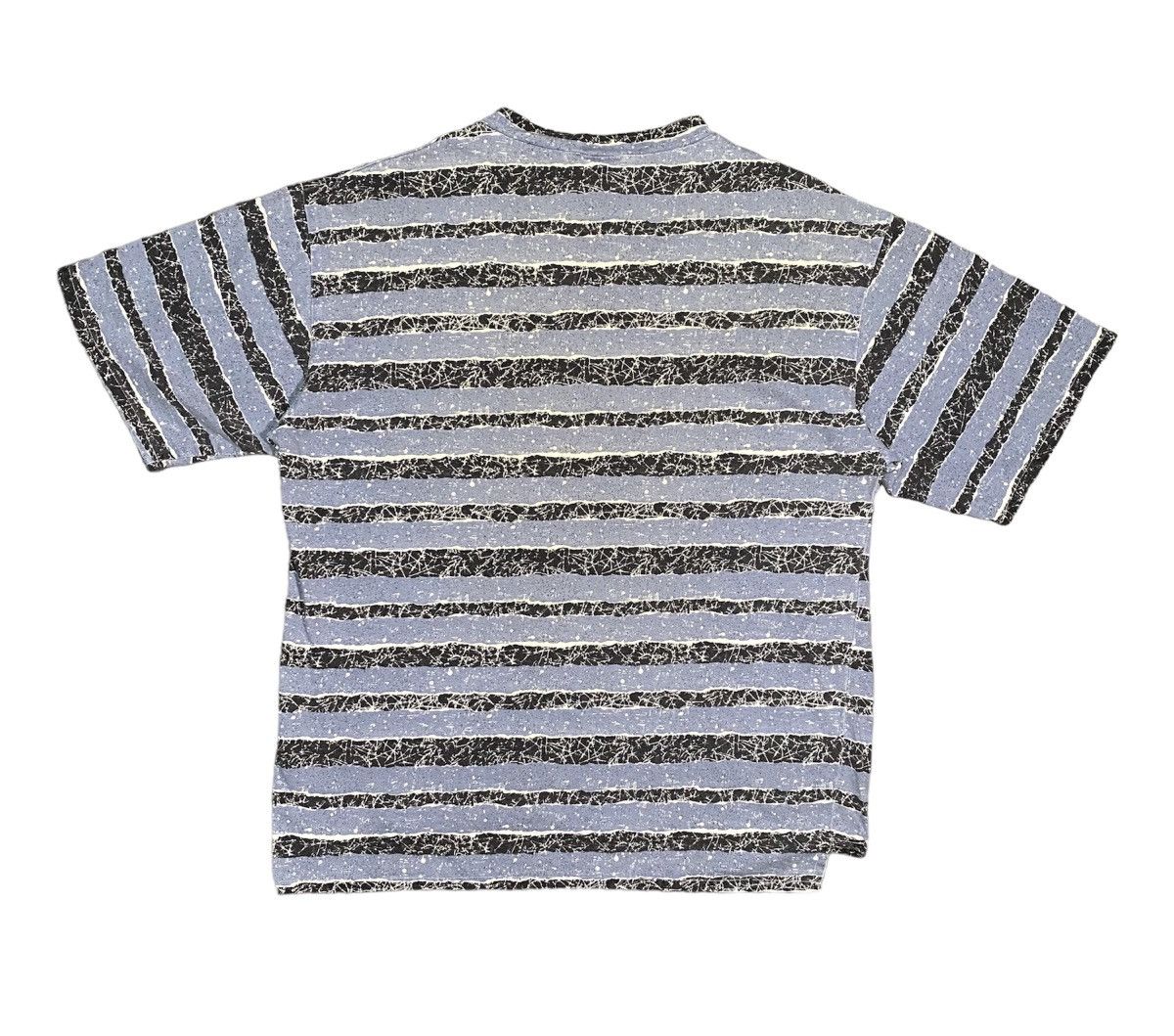 Japanese Brand × Vintage VINTAGE BLUE WAVE NAVAJO STRIPE STYLE T SHIRT MADE IN USA Size US L / EU 52-54 / 3 - 2 Thumbnail