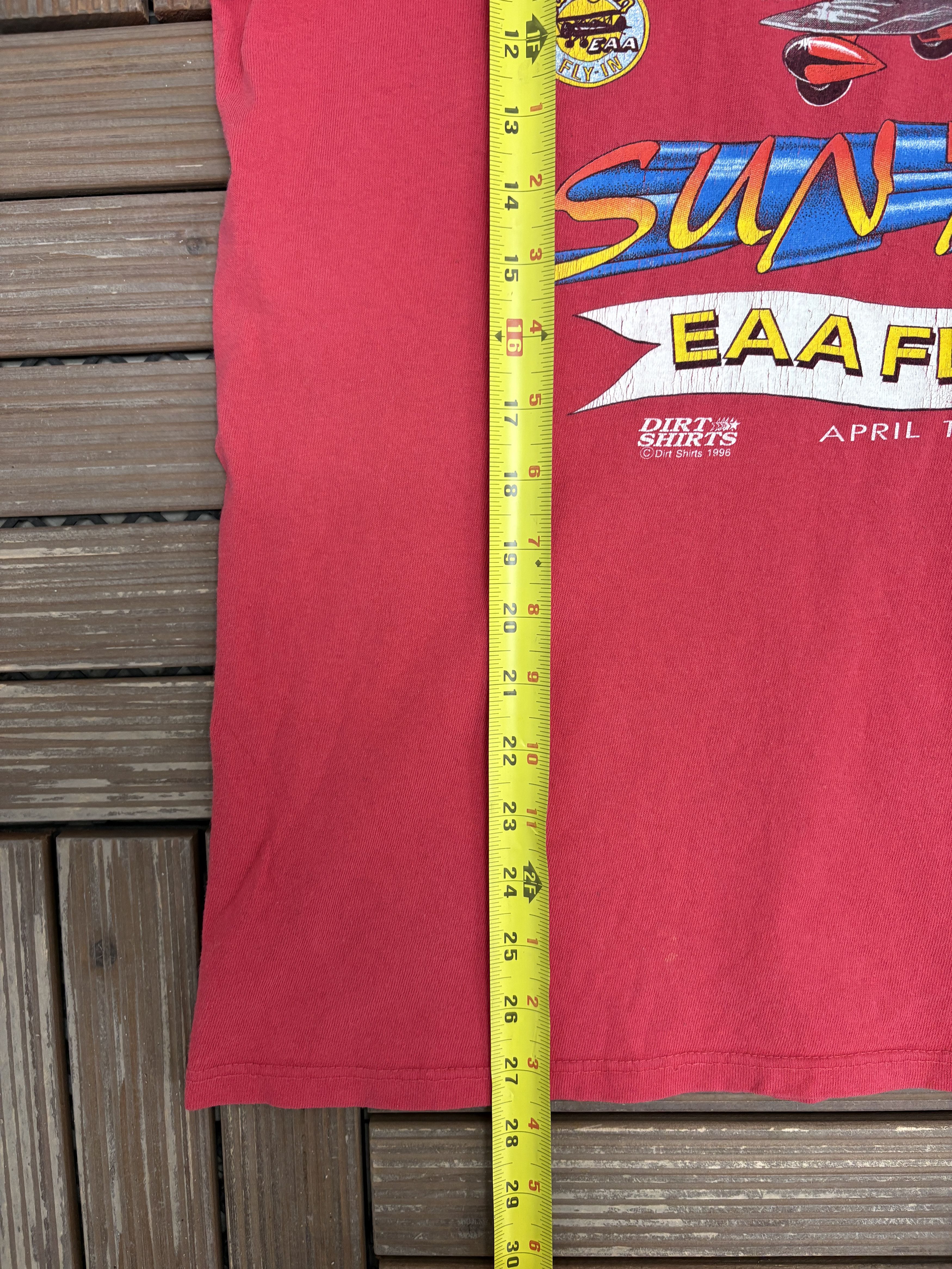 Vintage EAA Fly-In Sun N' Fun Vintage Red T-Shirt Tee Size US XL / EU 56 / 4 - 7 Thumbnail