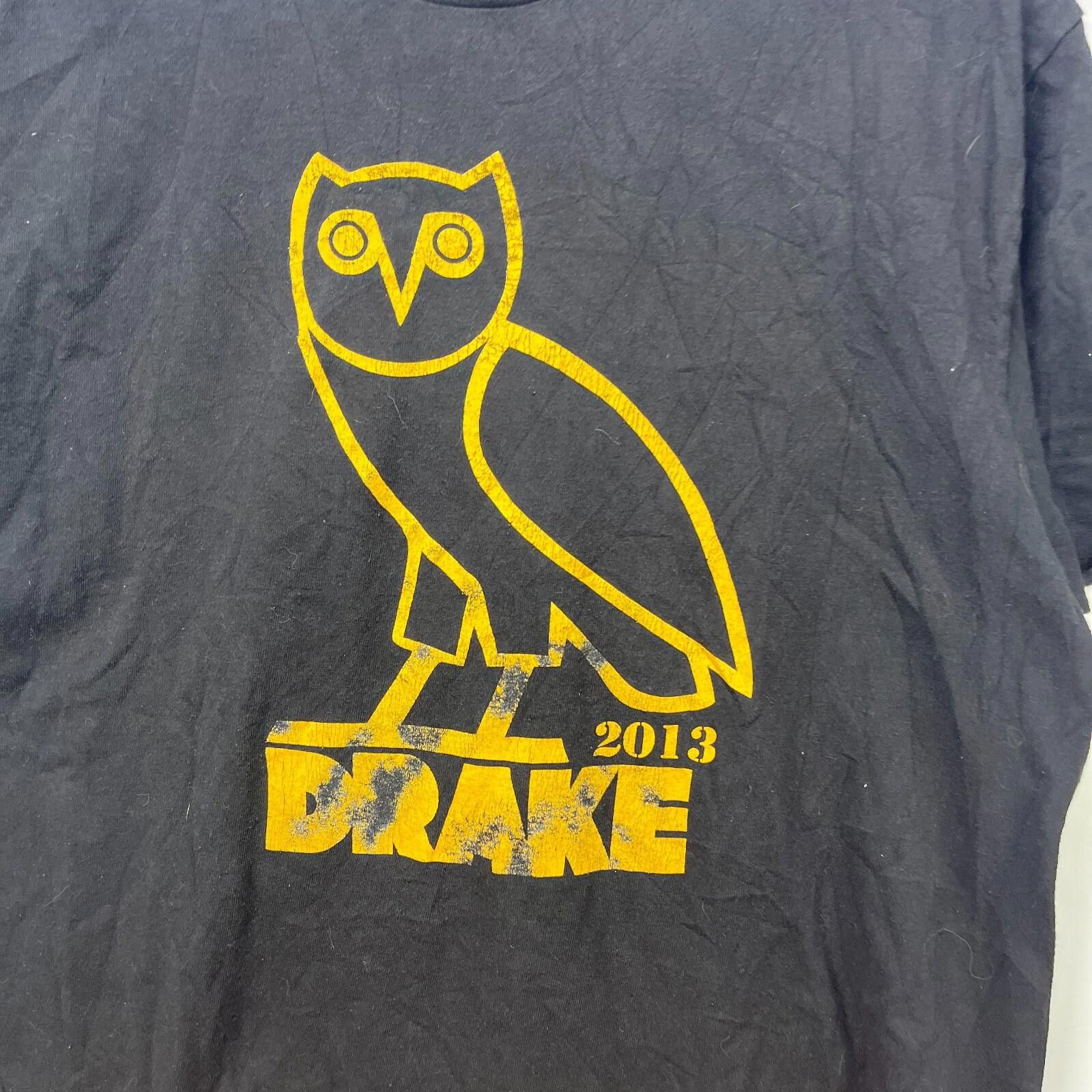 October's Very Own Drake Would You Like A Tour 2013 OVO Owl T Shirt XL Rap Size US XL / EU 56 / 4 - 4 Thumbnail