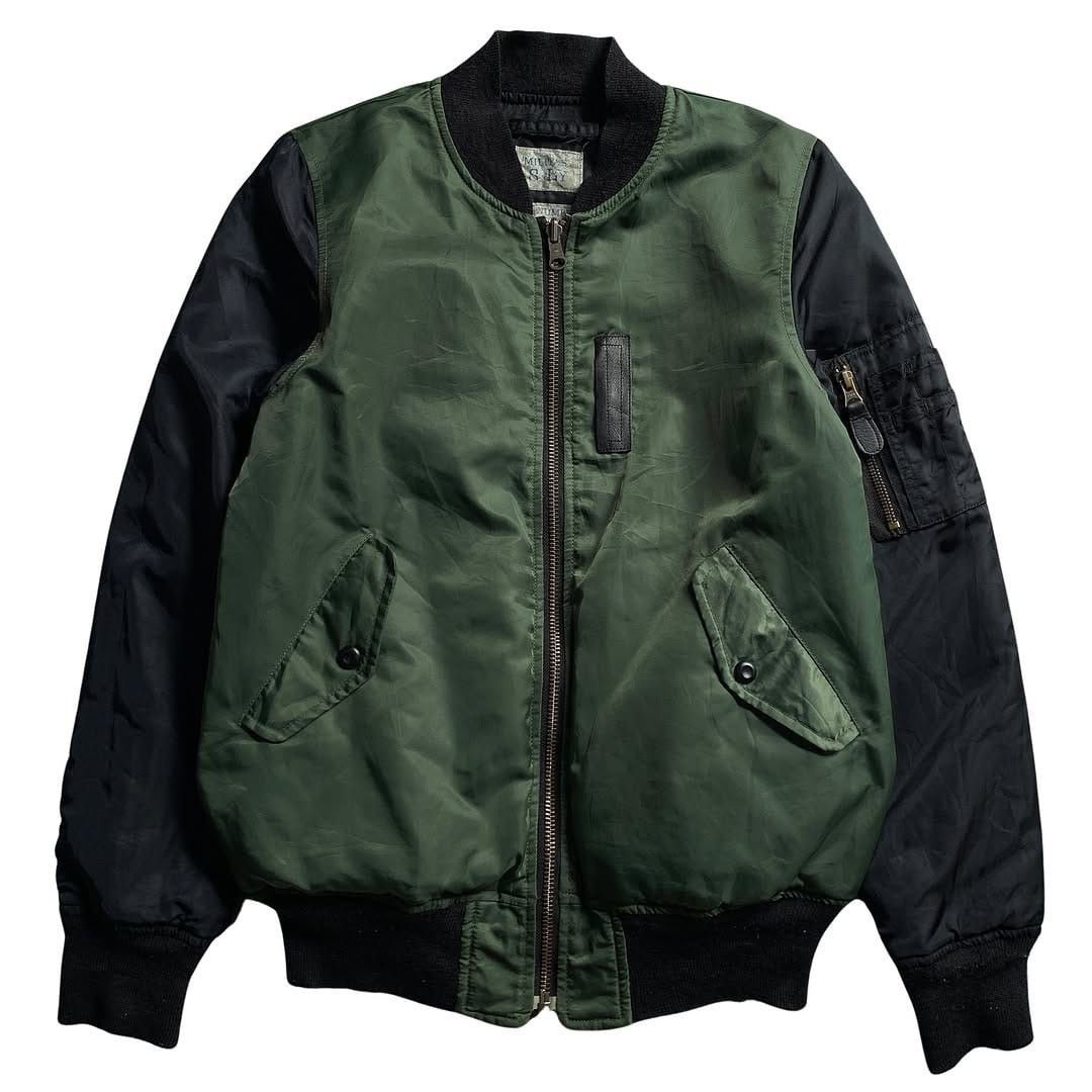 Japanese Brand Sly military reversible bomber jacket Size US S / EU 44-46 / 1 - 1 Thumbnail