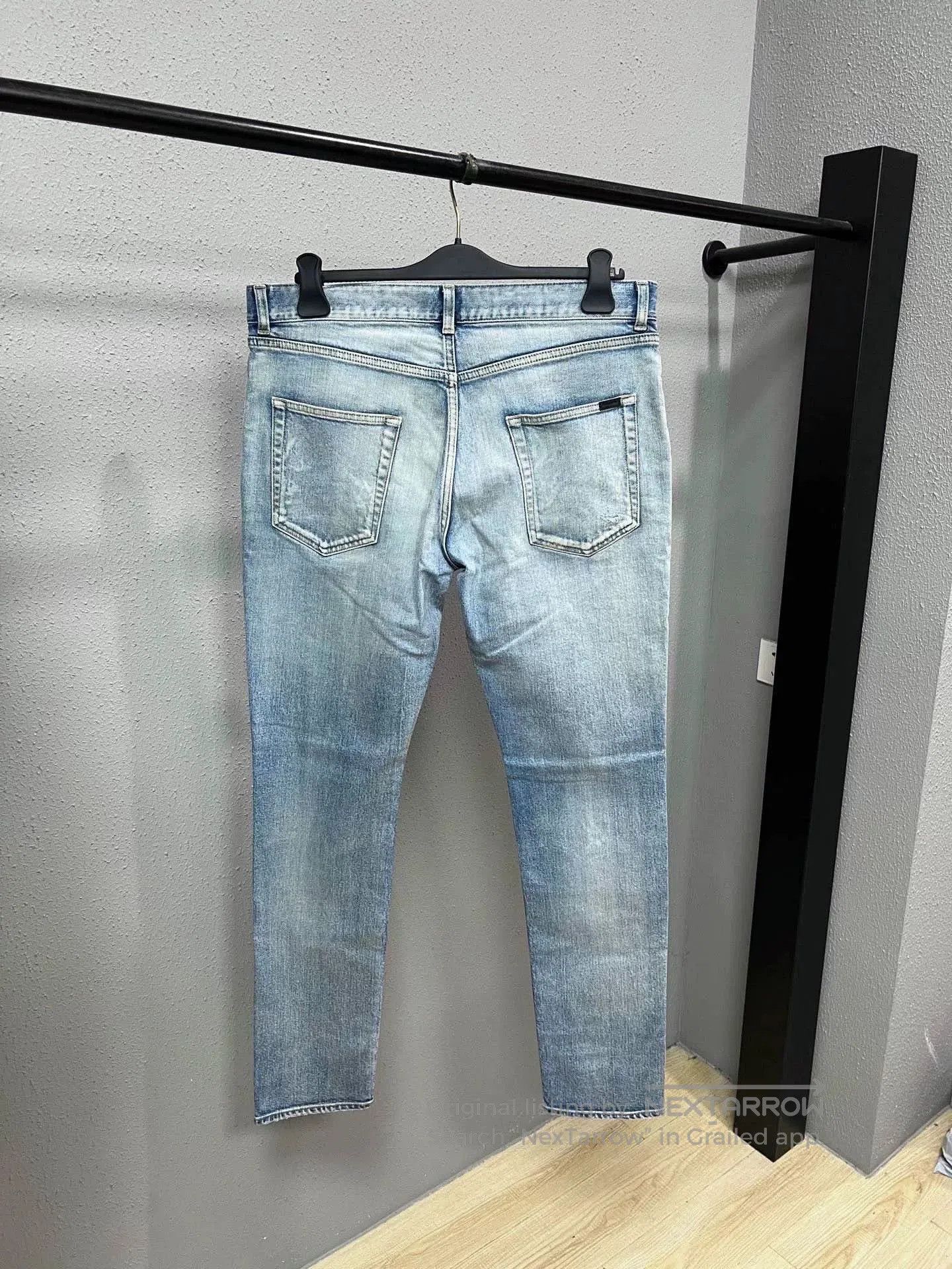 Saint Laurent Paris Saint Laurent SLP D02 Single Knee Washed Jeans. Size US 34 / EU 50 - 2 Thumbnail