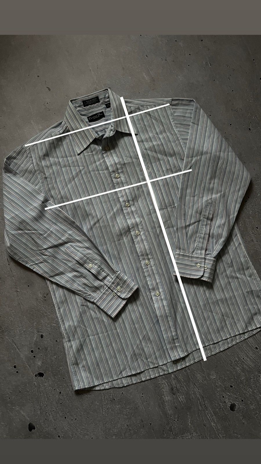 Christian Dior Monsieur VTG Christian Dior Shirt Men’s 16 32-33 L Stripe USA 90s Size US L / EU 52-54 / 3 - 9 Thumbnail