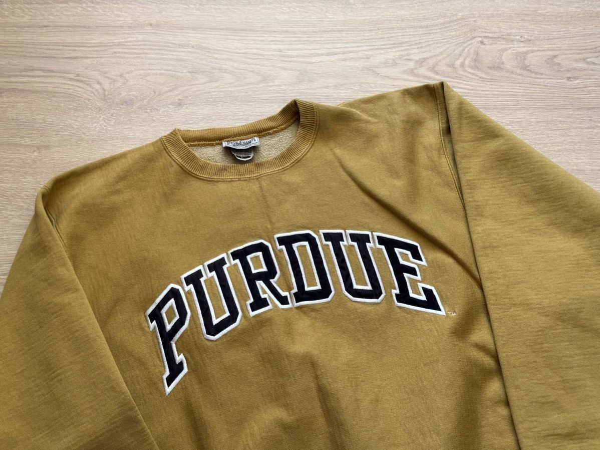Steve And Barrys Vintage 00s Steve&Barrys Perdue University Baggy Sweatshirts Size US L / EU 52-54 / 3 - 2 Thumbnail