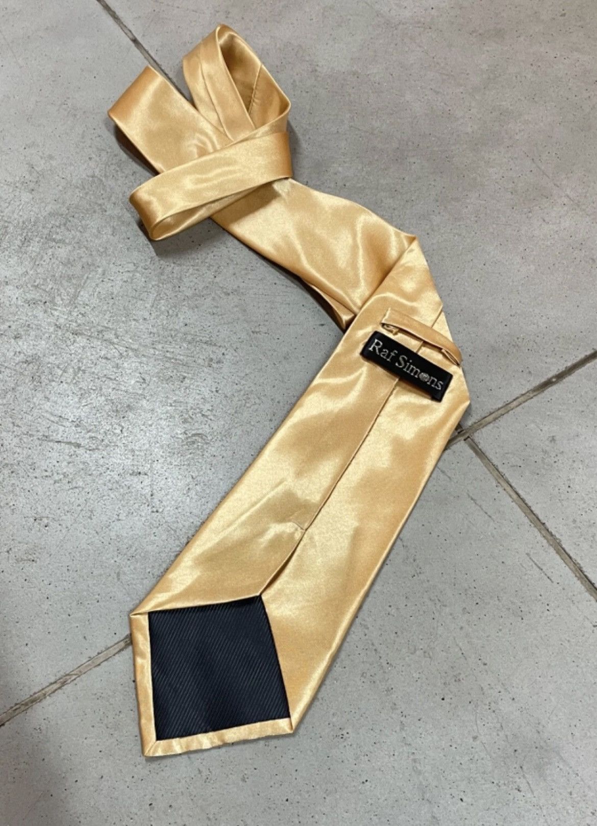 Raf Simons ネクタイ　06ss アーカイブ Raf Simons × Vintage Archive RAF Simons striped men's Tie Luxury