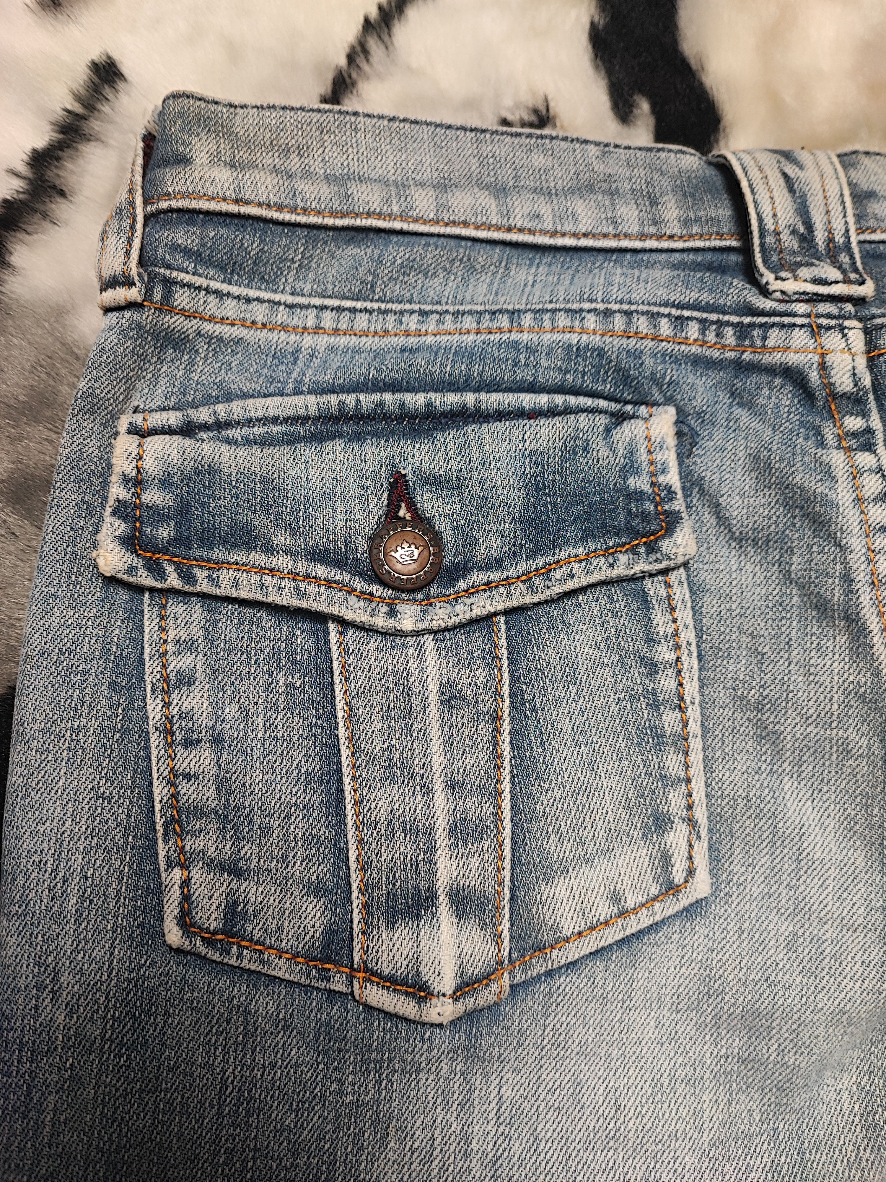 Jean Vintage Brappers Bootcut Flared Jeans Size 29" - 18 Thumbnail