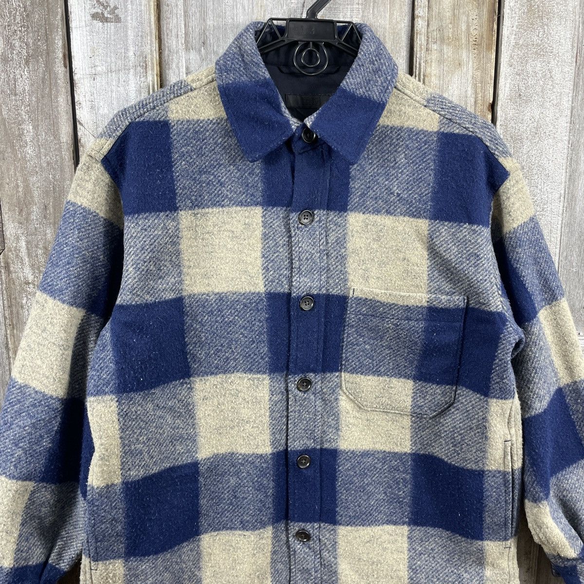 Flannel × Uniqlo × Vintage Vintage Uniqlo Flannel Wool Shirt Size US M / EU 48-50 / 2 - 3 Thumbnail