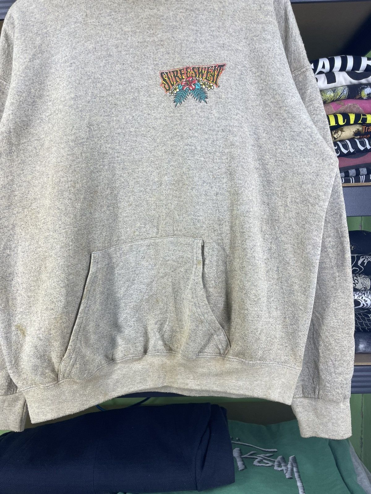 Sun Surf Vintage 94's Surf and Sweat Big Wave Hoodie Size US L / EU 52-54 / 3 - 5 Thumbnail