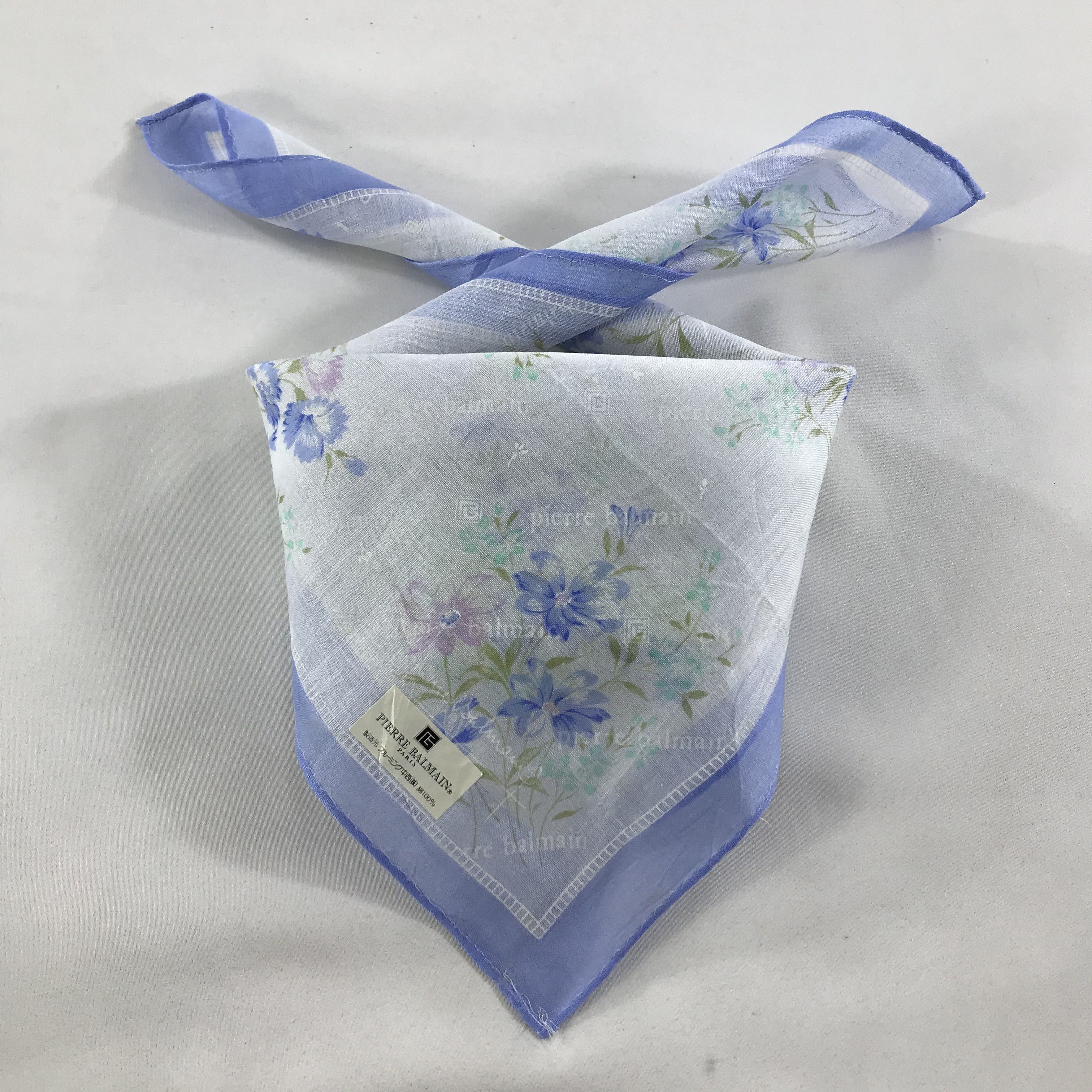 Pierre Balmain × Vintage Pierre Balmain Bandana / Handkerchief / Neckerchief - S1254 Size ONE SIZE - 3 Thumbnail